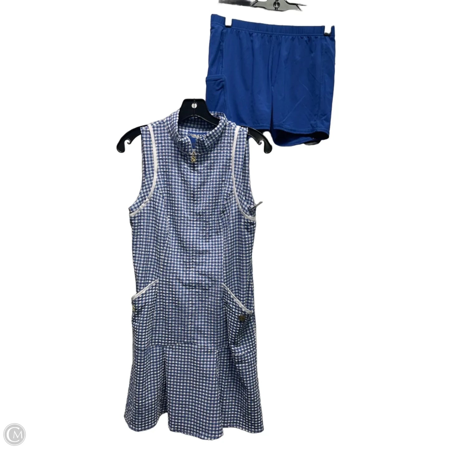 Dress Designer By Lilly Pulitzer In Blue & White, Size: 2