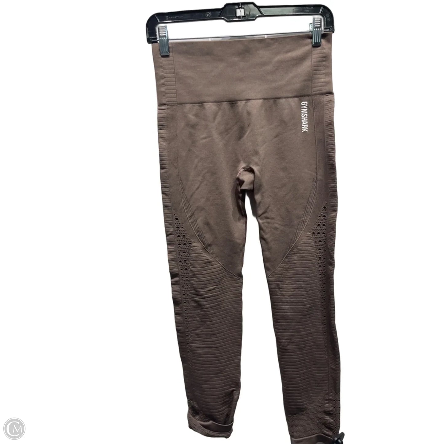 Athletic Leggings By Gym Shark In Taupe, Size: M