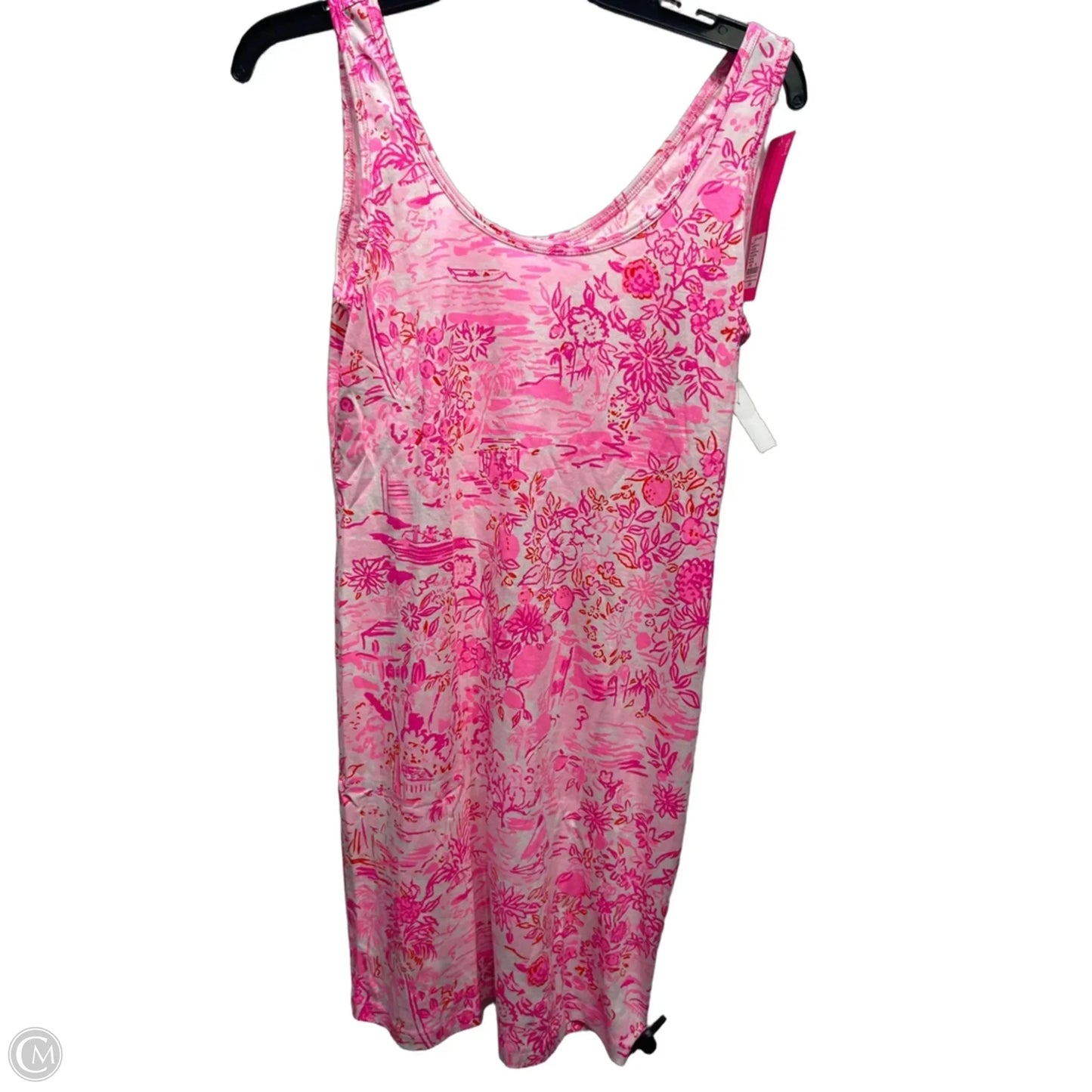 Dress Designer By Lilly Pulitzer In Pink & White, Size: Xs