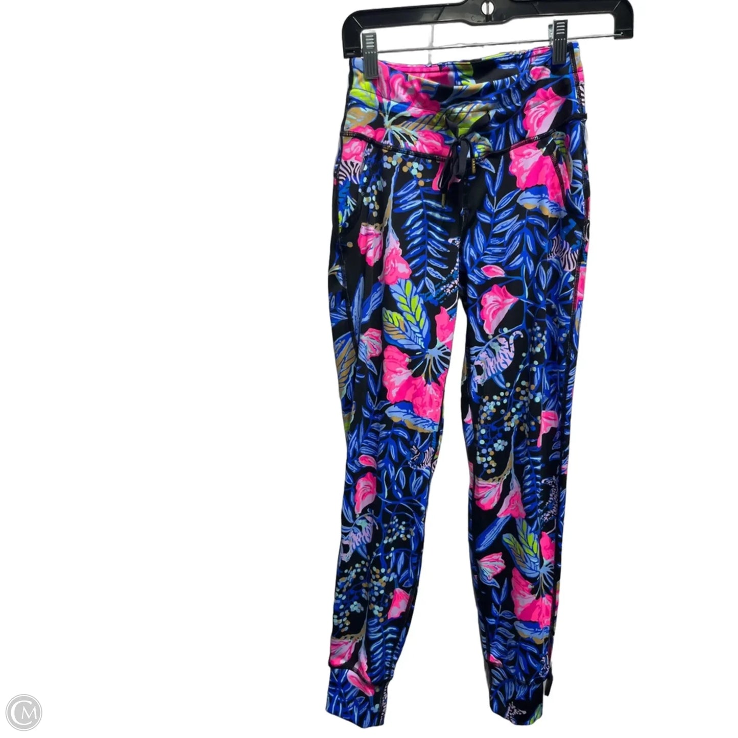 Pants Designer By Lilly Pulitzer In Blue & Pink, Size: Xs