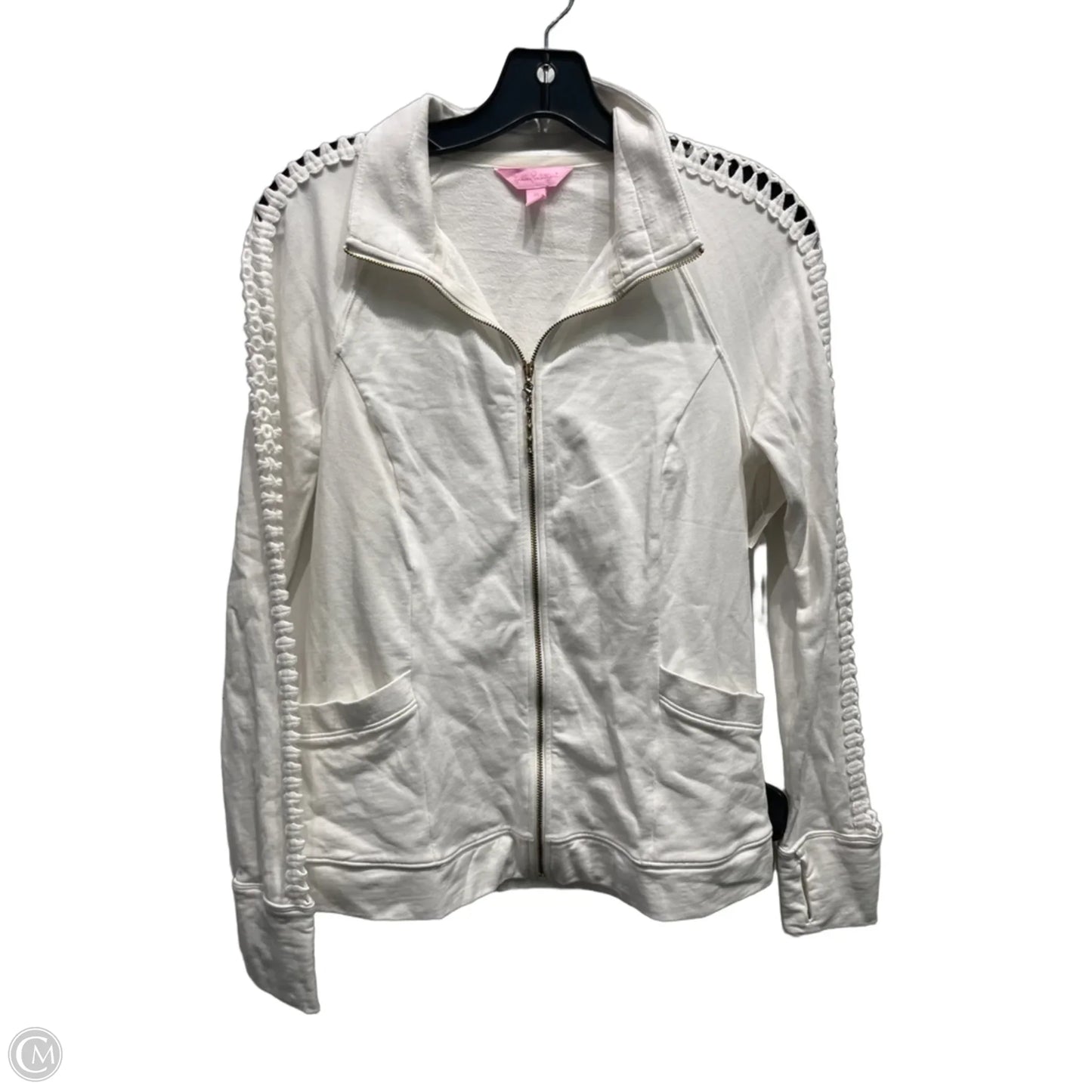 Jacket Designer By Lilly Pulitzer In White, Size: Xs