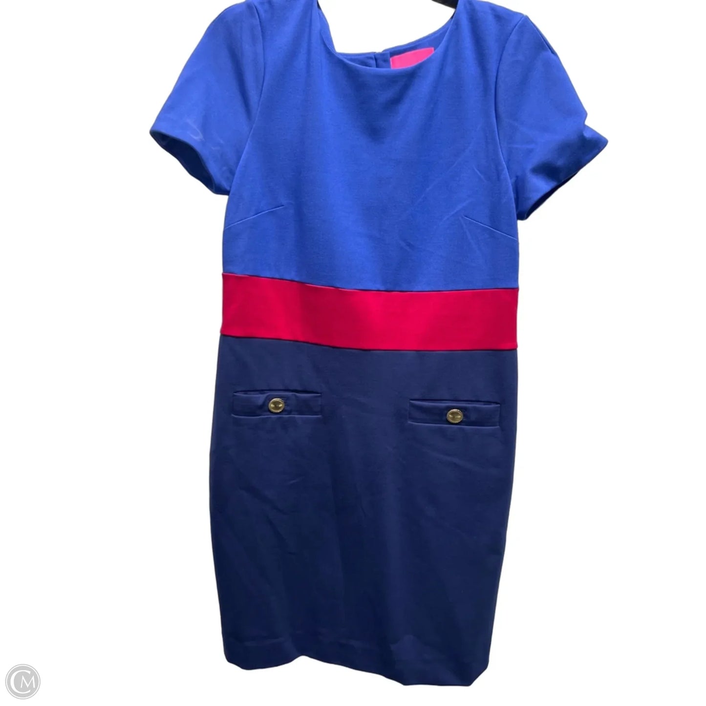 Dress Designer By Lilly Pulitzer In Blue & Pink, Size: 6