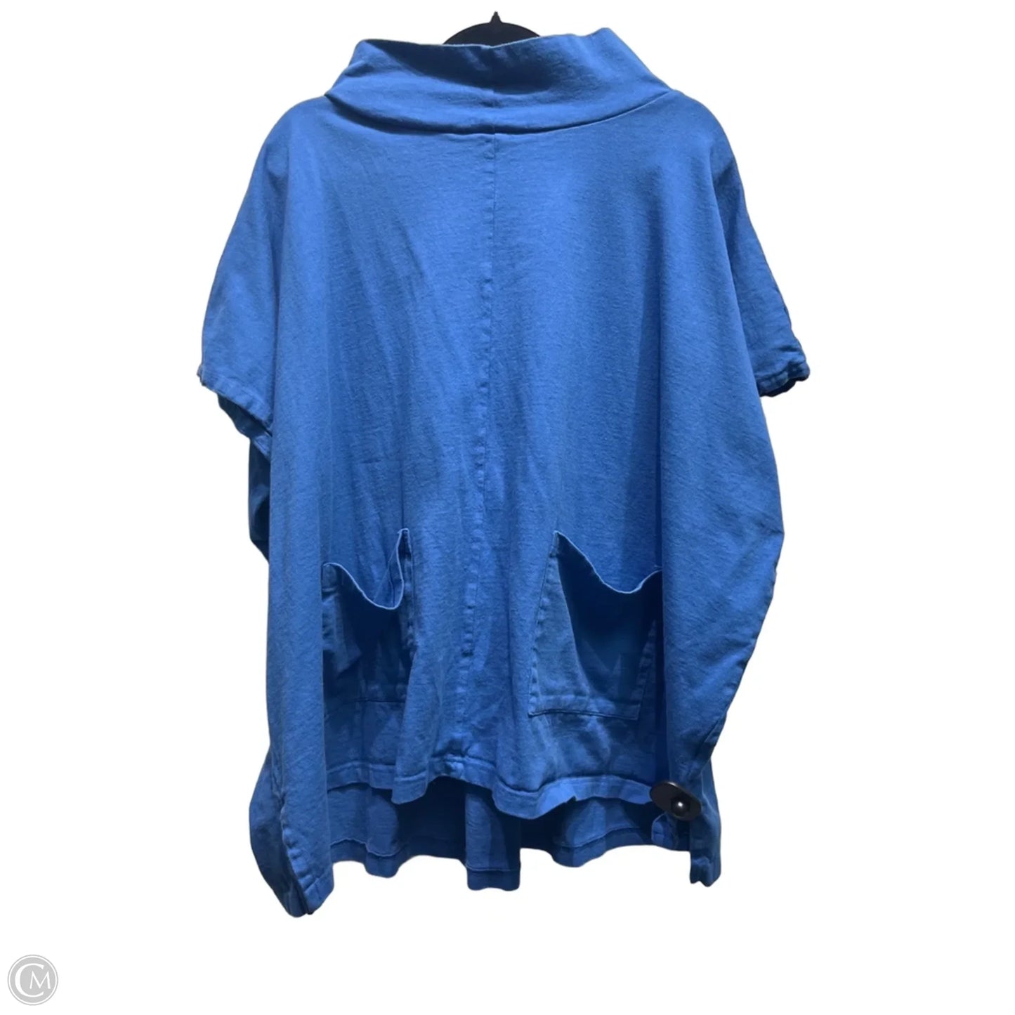 Top Short Sleeve By Bryn Walker In Blue, Size: L
