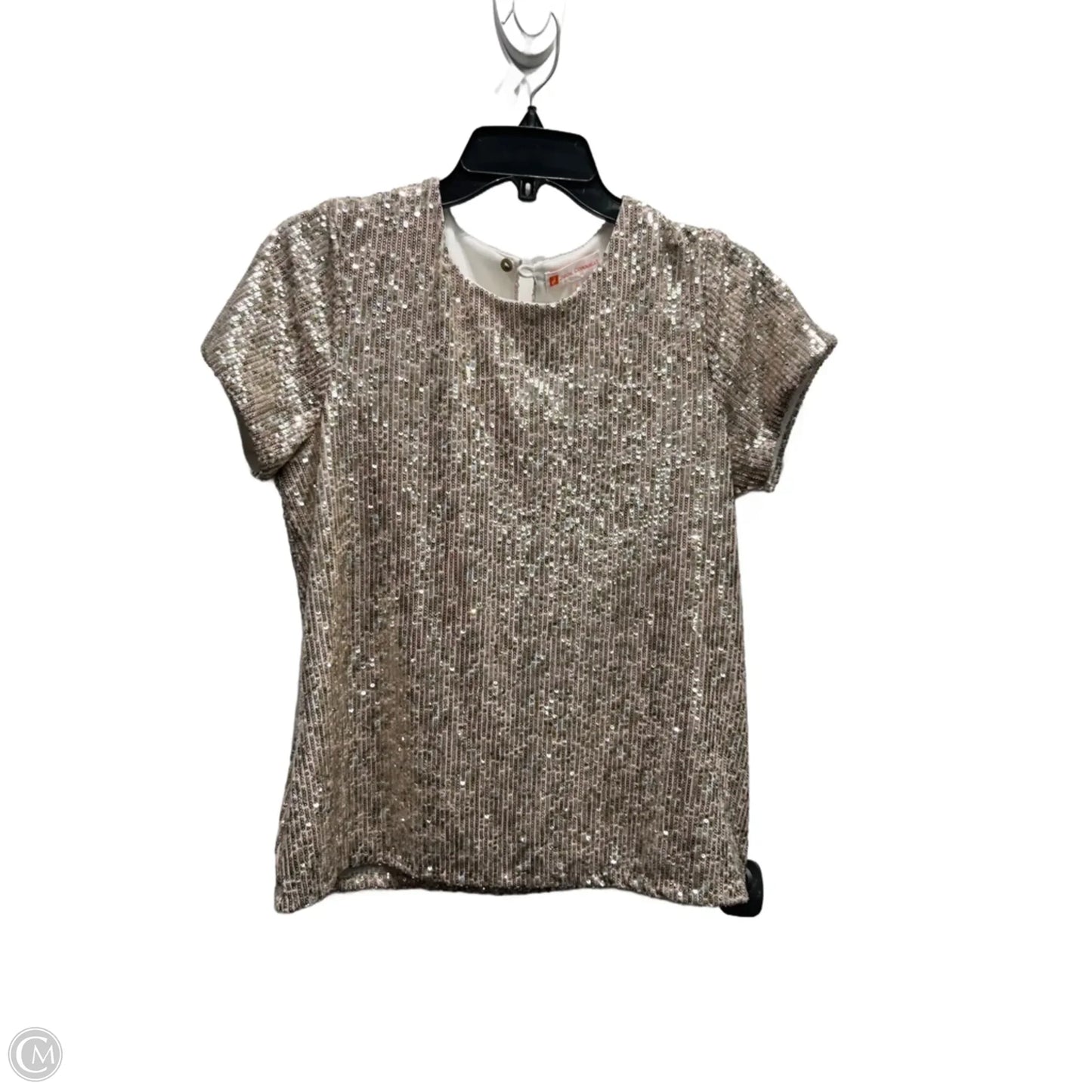 Top Short Sleeve By Jude Connally In Gold, Size: M