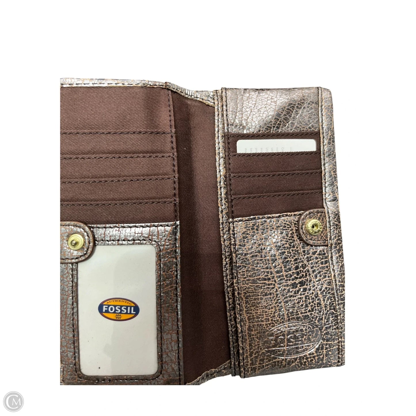 Wallet By Fossil, Size: Medium