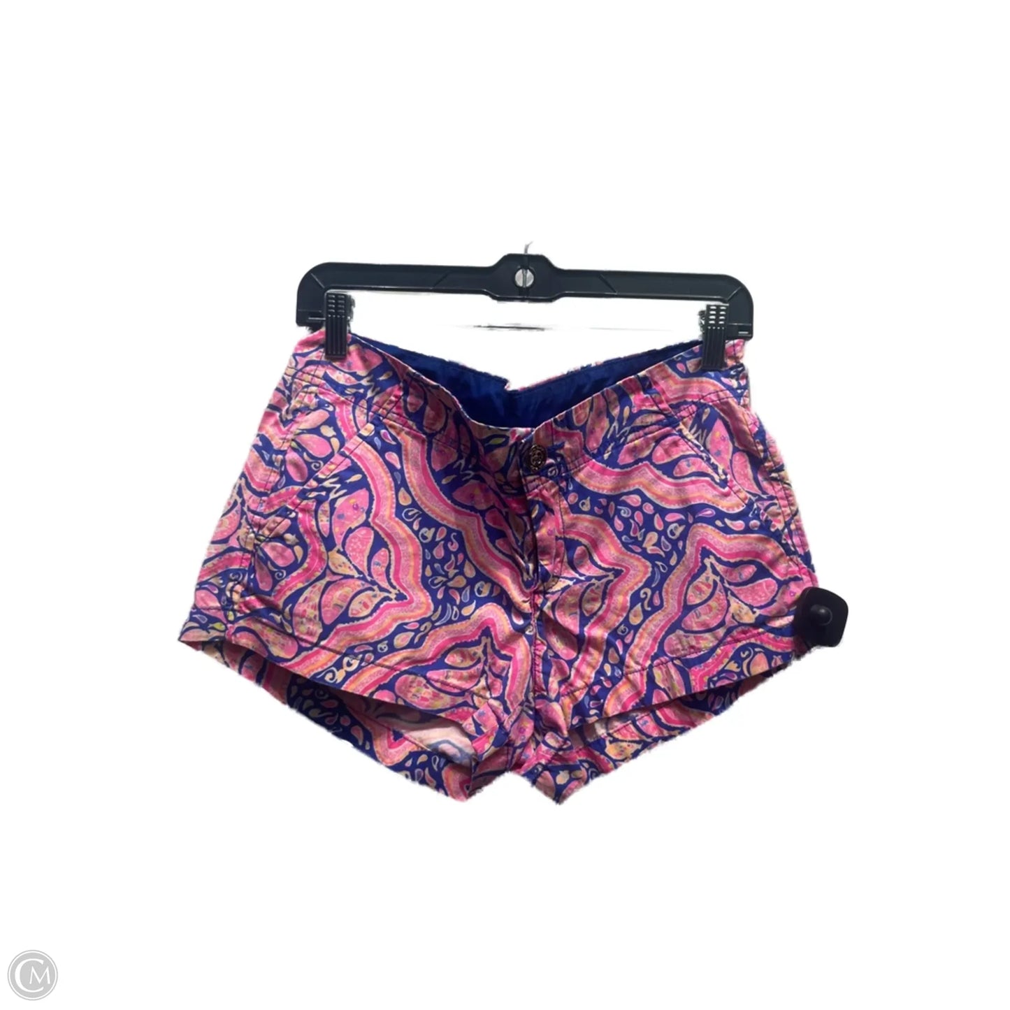 Shorts Designer By Lilly Pulitzer In Blue & Pink, Size: 4