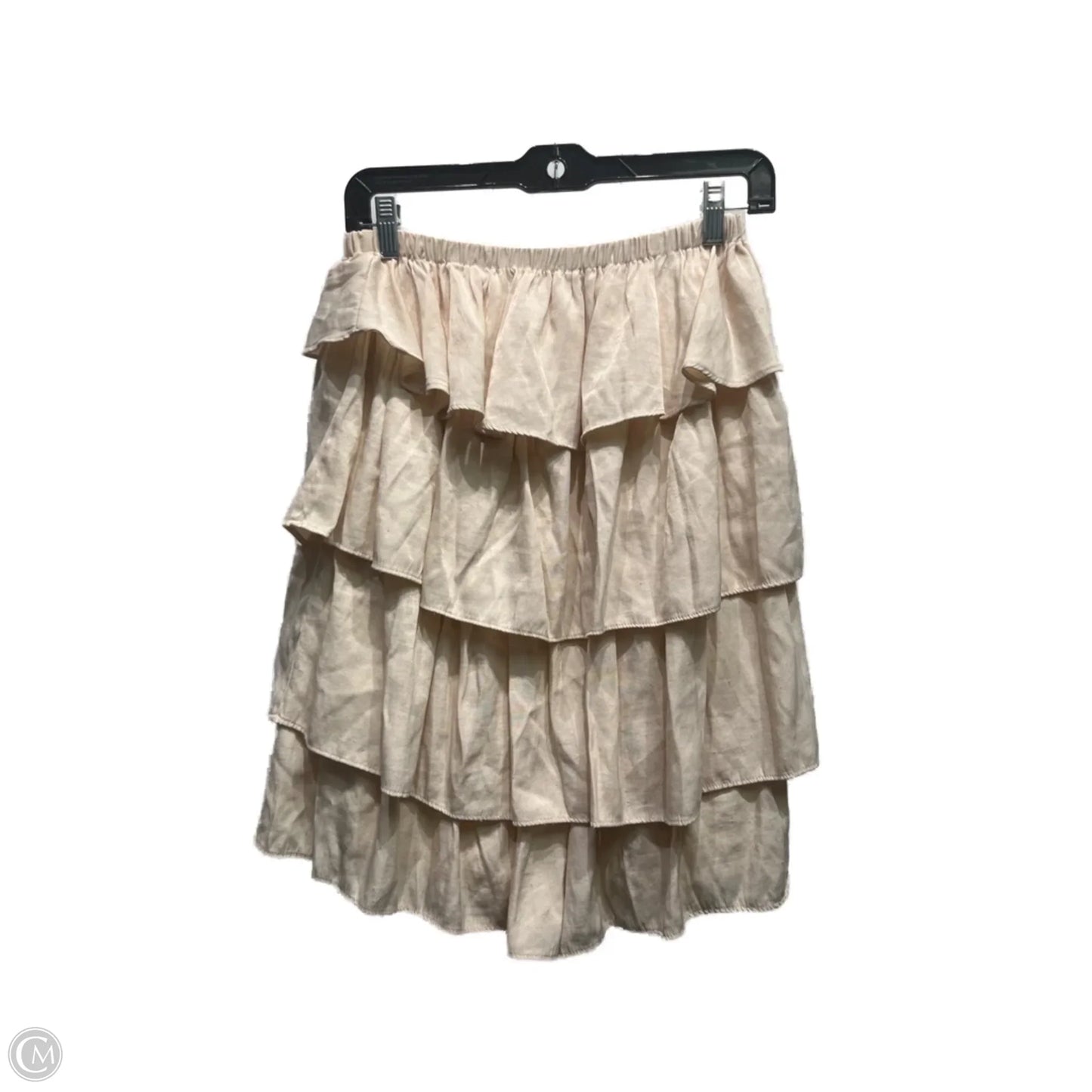 Skirt Mini & Short By Clothes Mentor In Cream, Size: S