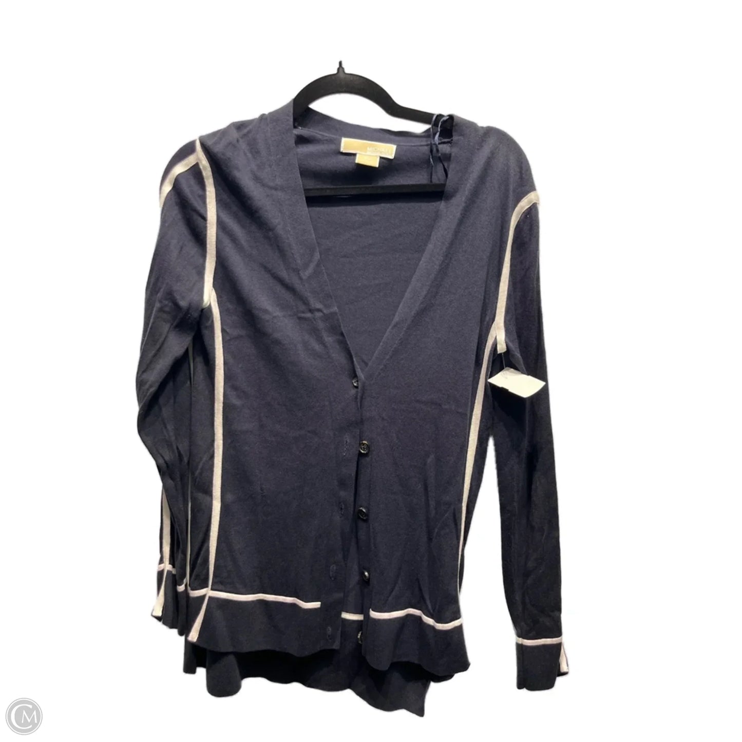 Sweater Cardigan By Michael By Michael Kors In Navy, Size: Mp