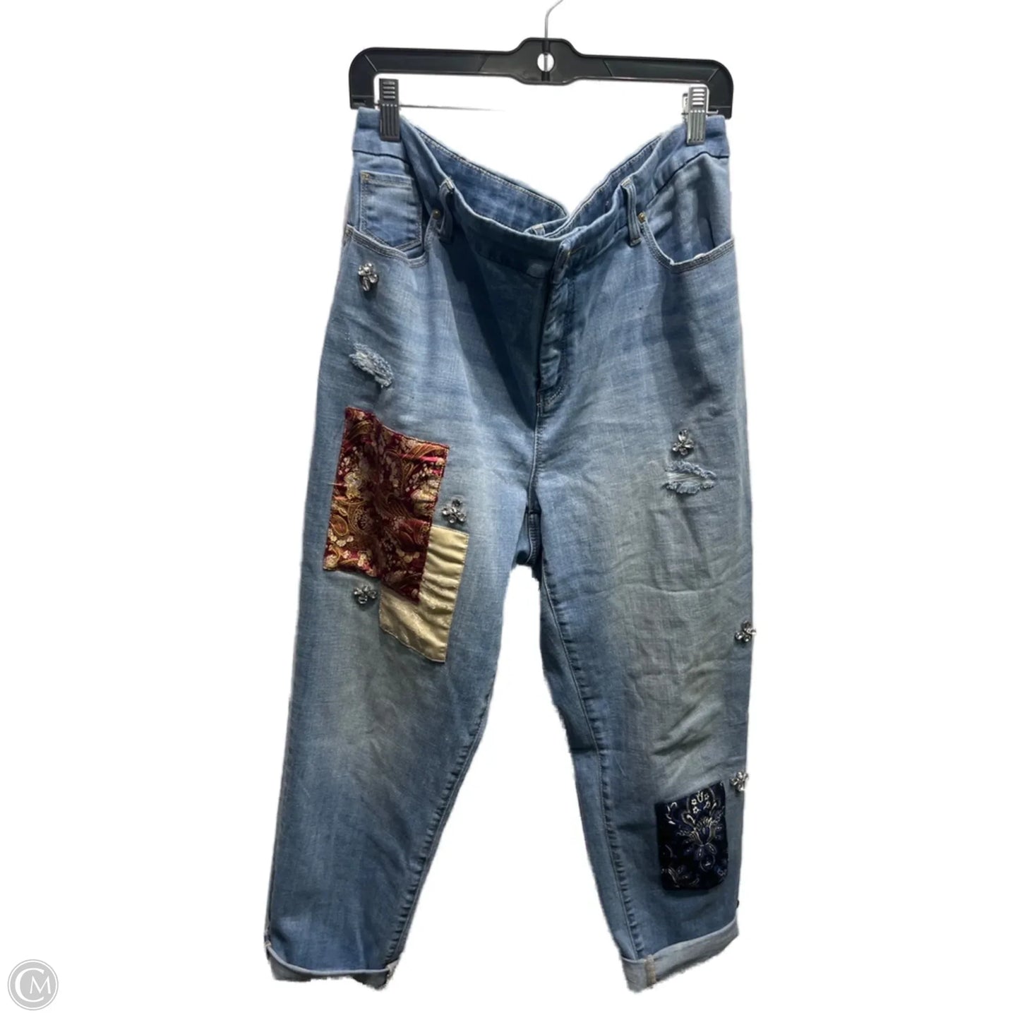 Jeans Skinny By Chicos In Blue Denim, Size: 18