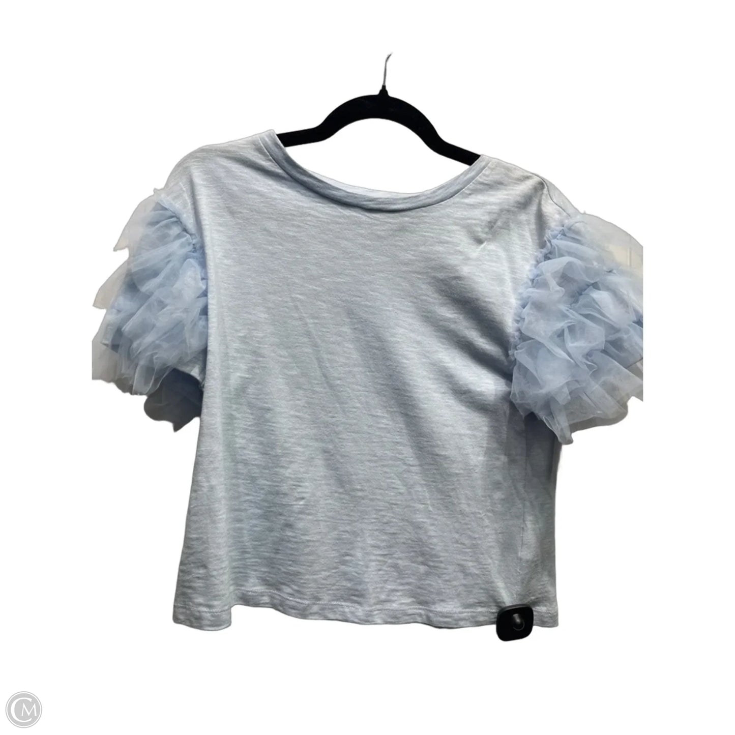 Top Short Sleeve By Lea & Viola In Blue, Size: Xs
