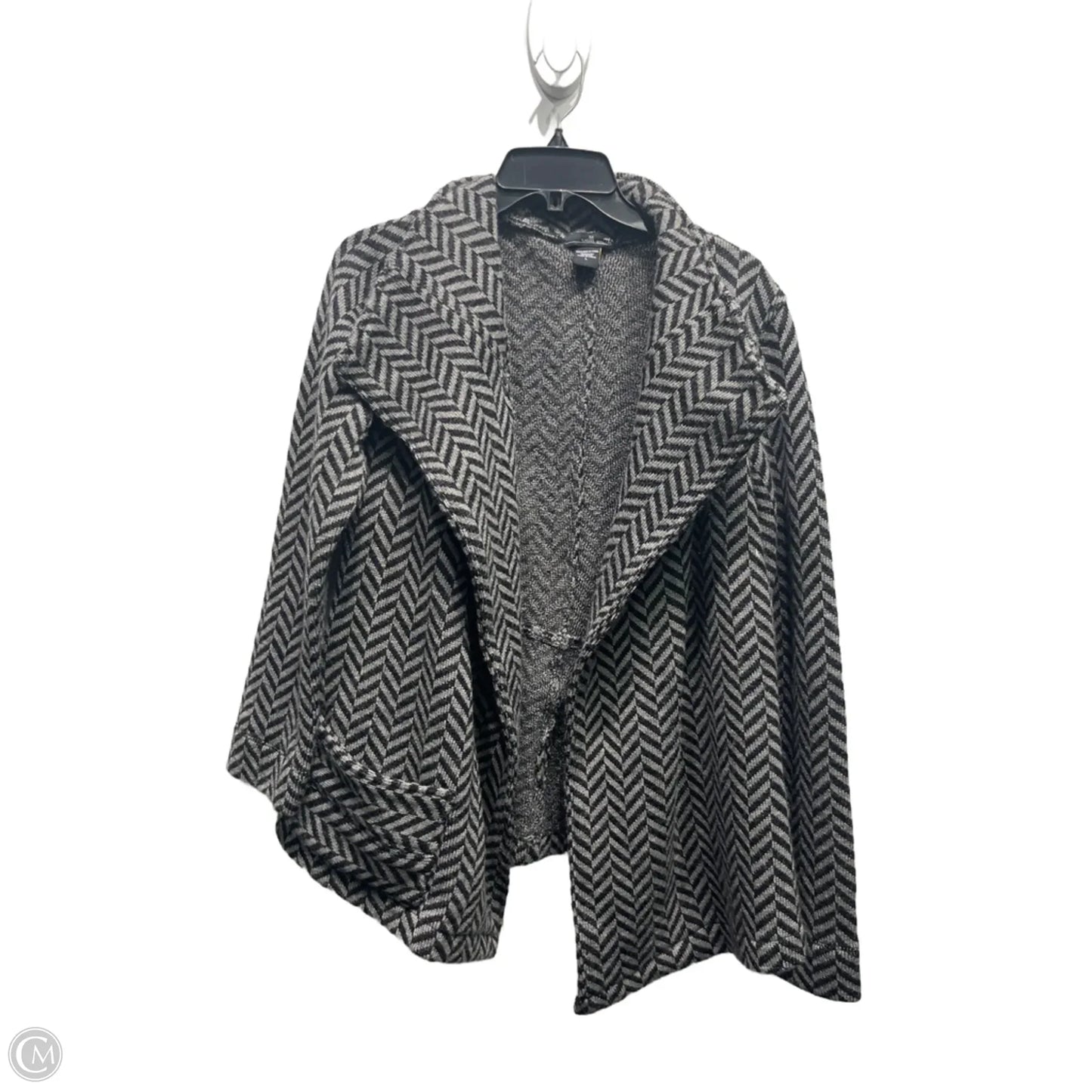 Blazer By Willi Smith In Black & Grey, Size: L