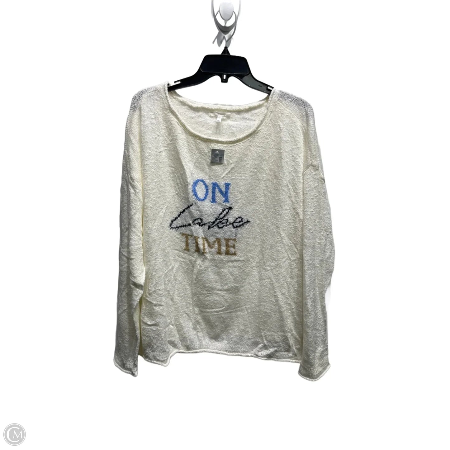 Sweater By Maurices In Blue & White, Size: Xl