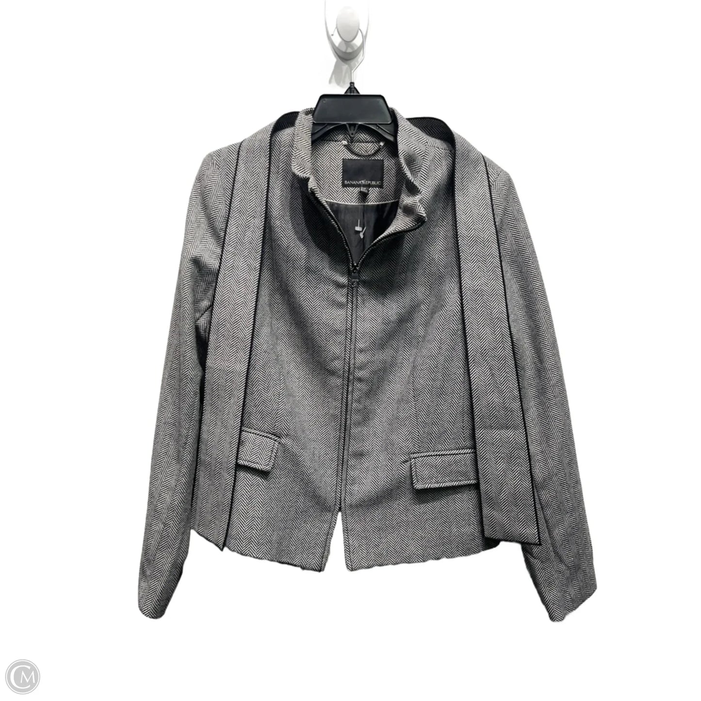 Jacket Other By Banana Republic In Black & White, Size: 12