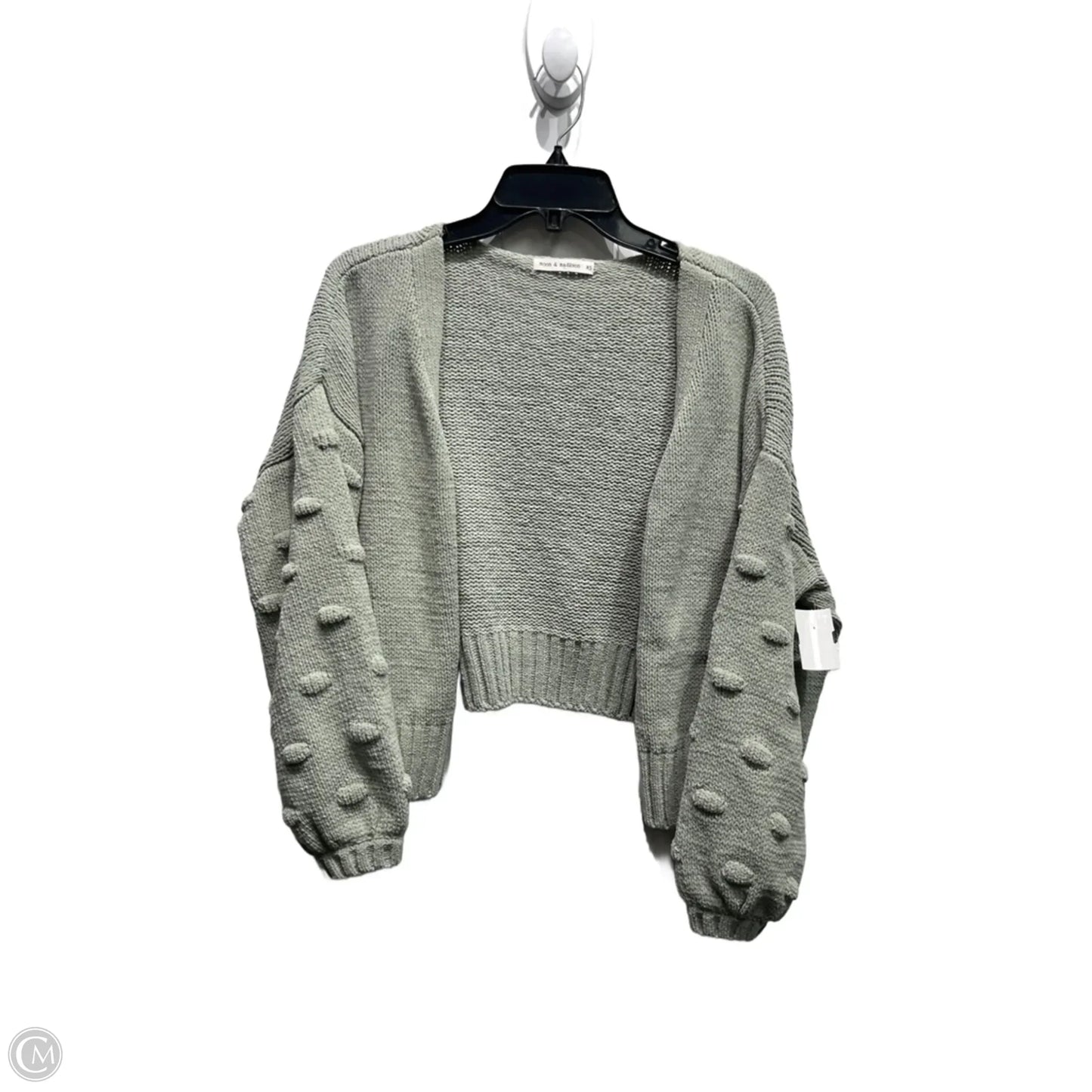 Sweater Cardigan By Moon And Madison In Green, Size: Xs