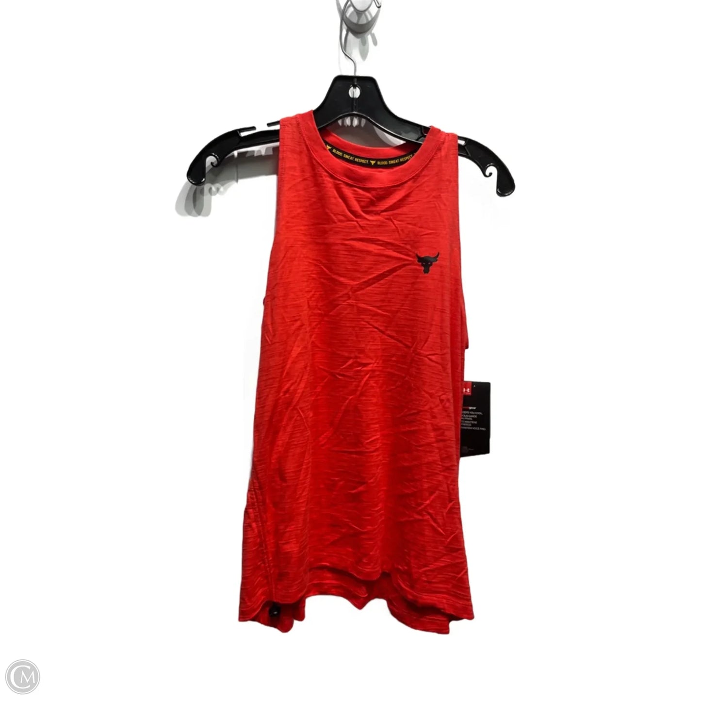 Athletic Tank Top By Under Armour In Red, Size: S