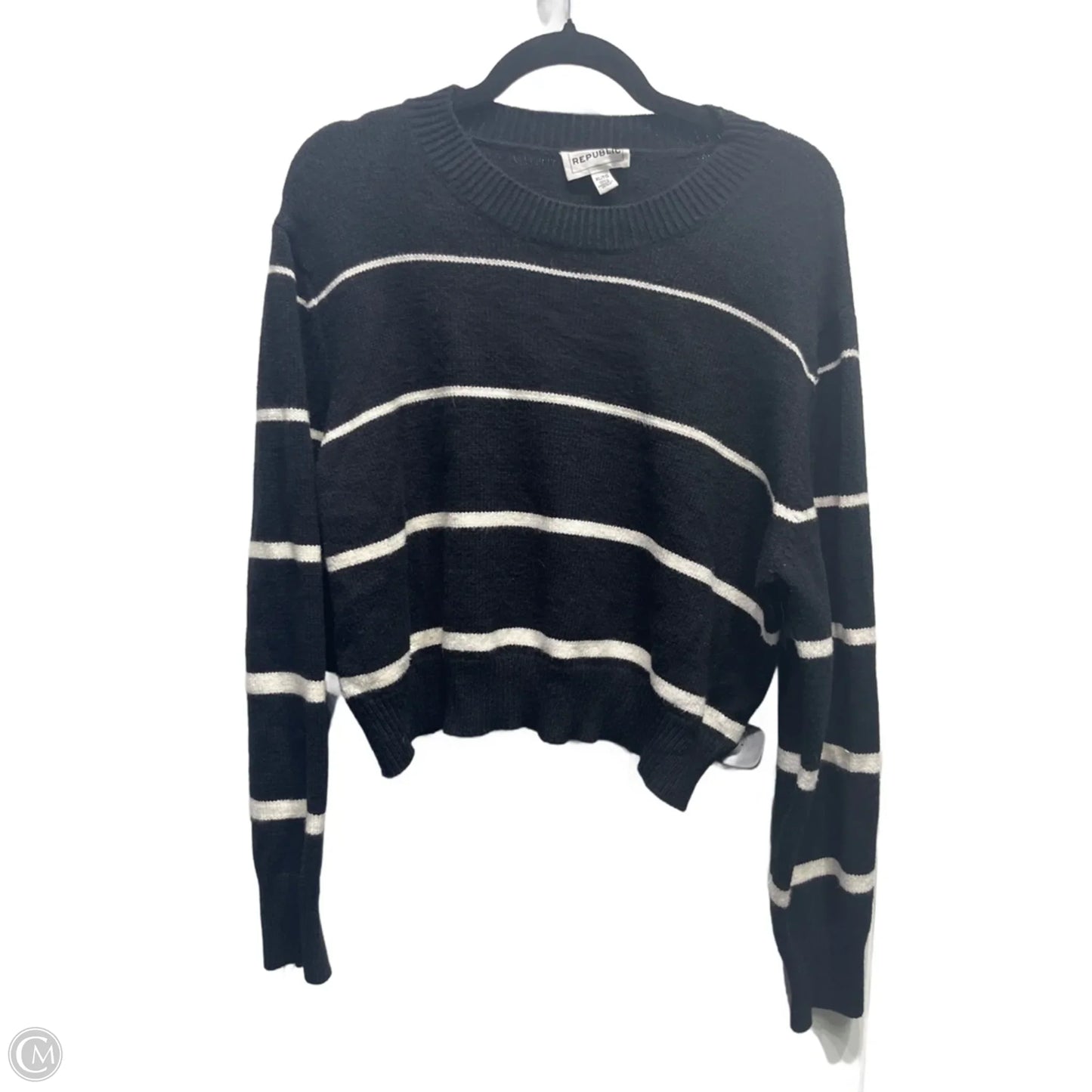 Sweater By For The Republic In Black & White, Size: Xl