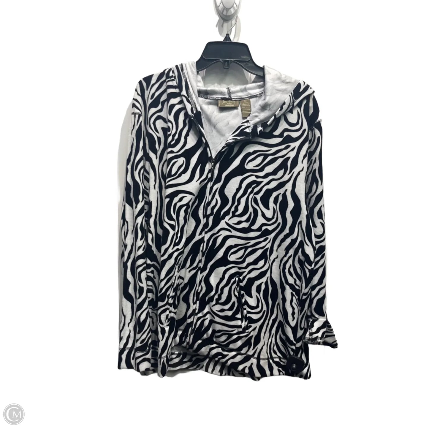 Jacket Other By Jane Ashley In Black & White, Size: 1x