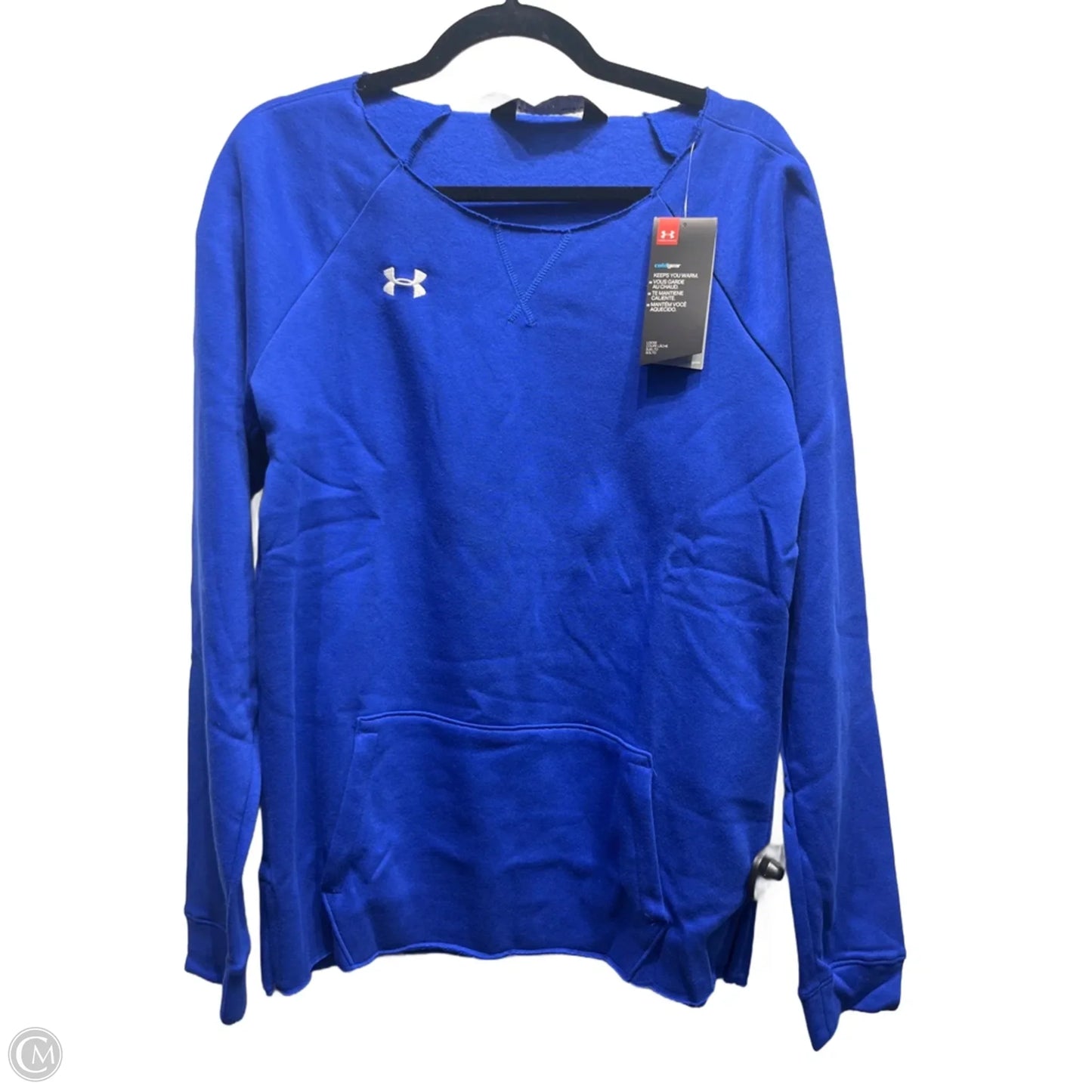 Sweatshirt Collar By Under Armour In Blue, Size: M
