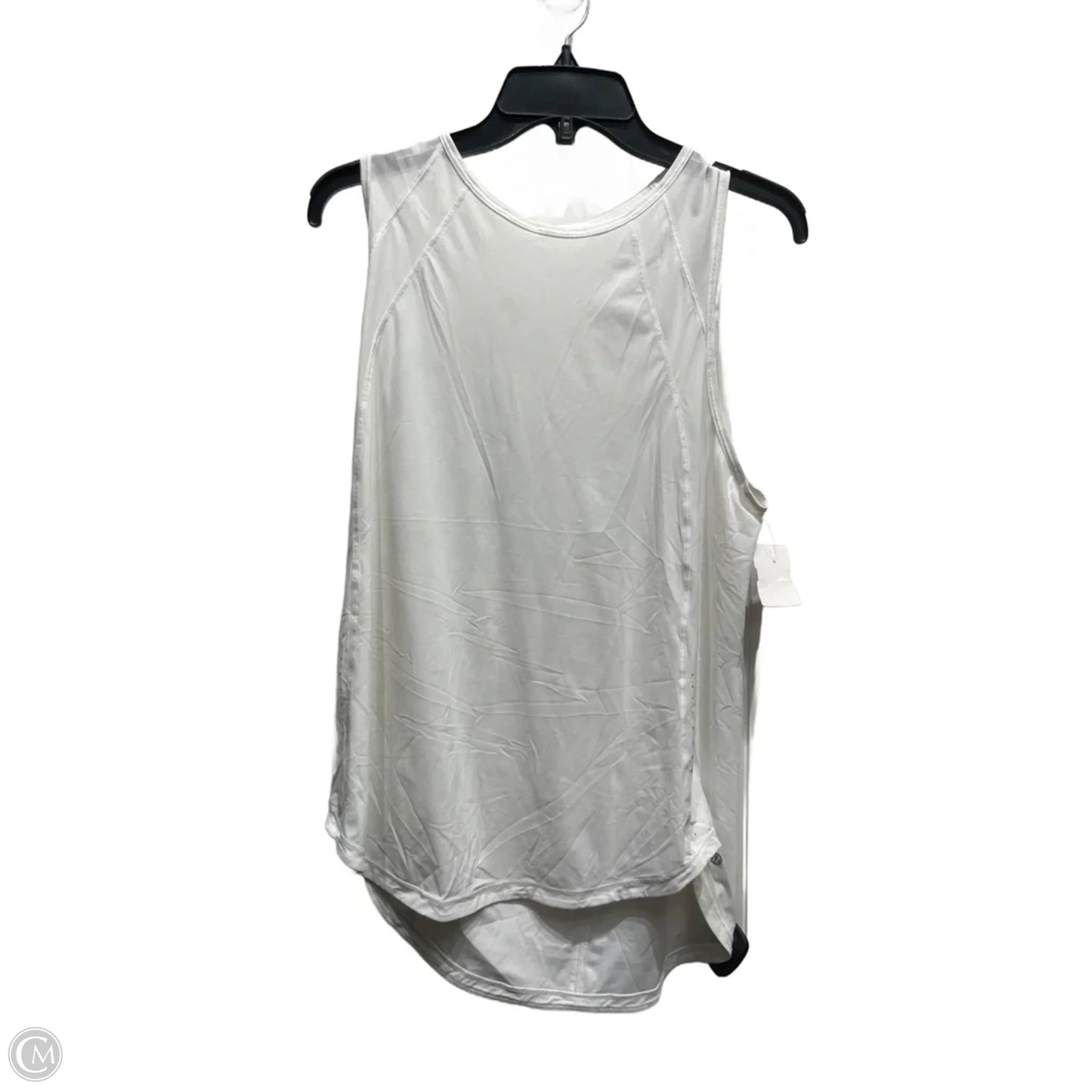 Athletic Tank Top By Lululemon In White, Size: Xl