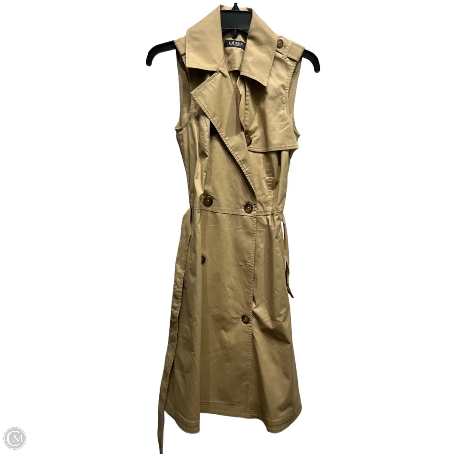 Dress Work By Ralph Lauren In Tan, Size: 4