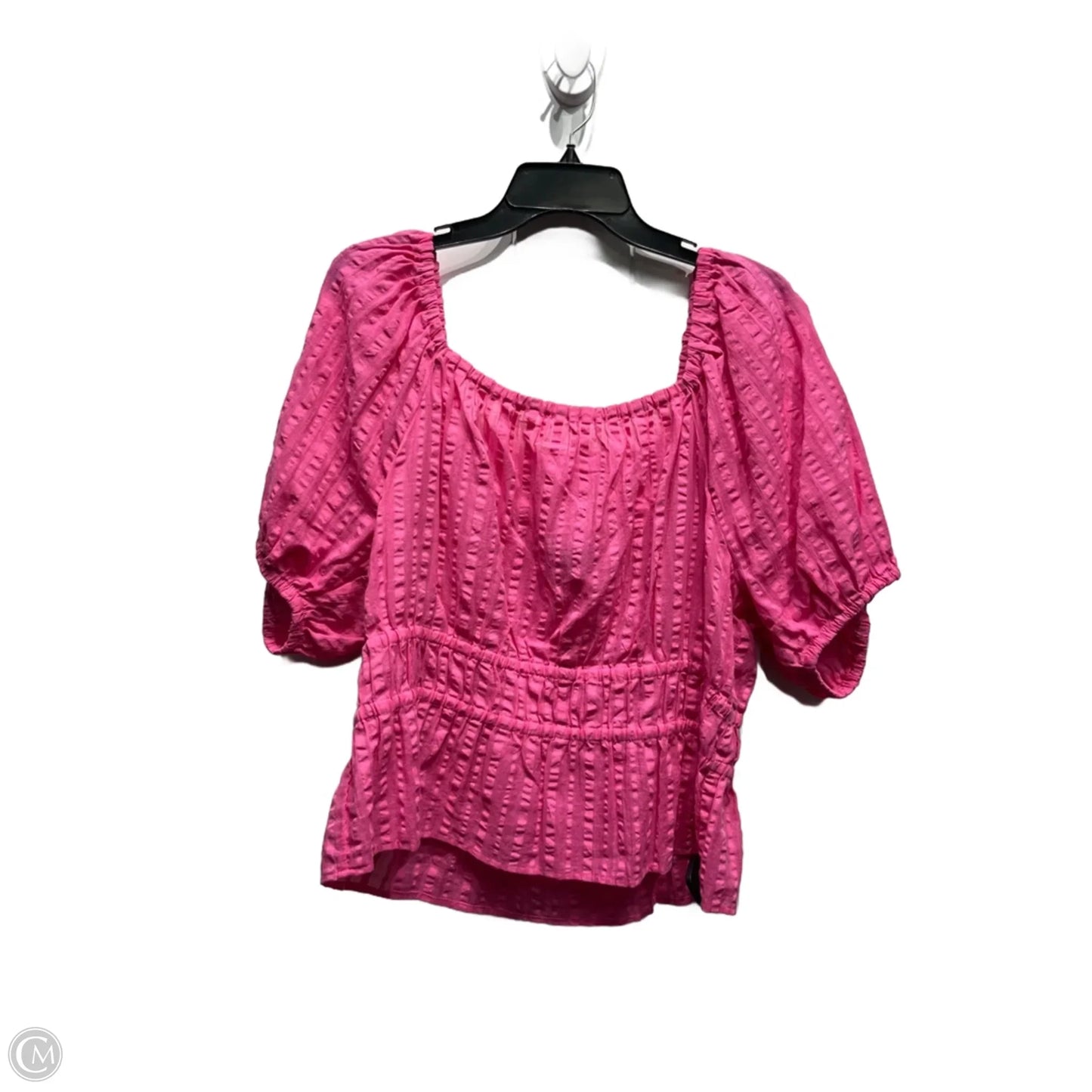 Top Short Sleeve By Tommy Hilfiger In Pink, Size: Xl