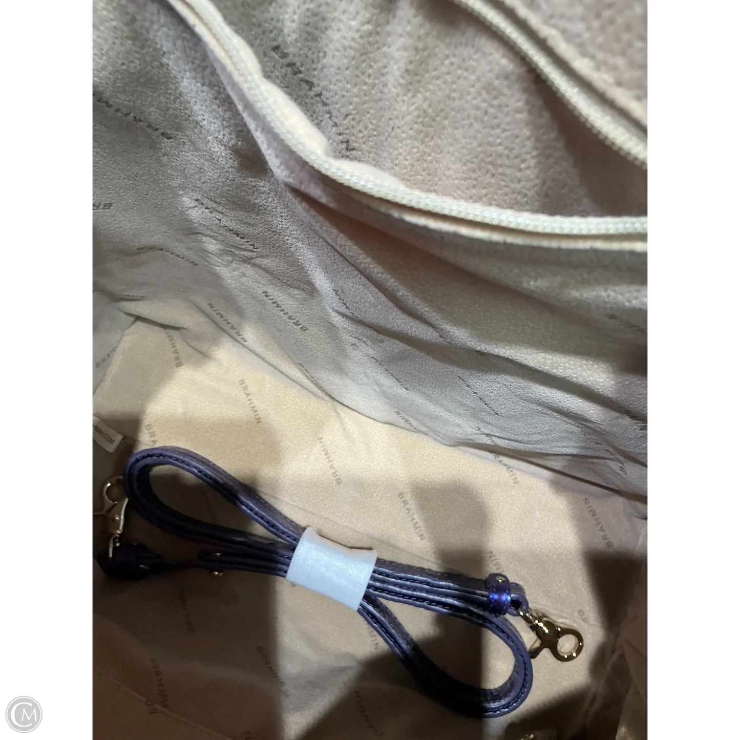 Handbag Designer By Brahmin, Size: Large