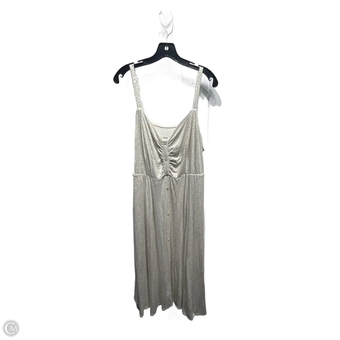 Dress Casual Short By Torrid In Blue & Tan, Size: 2x