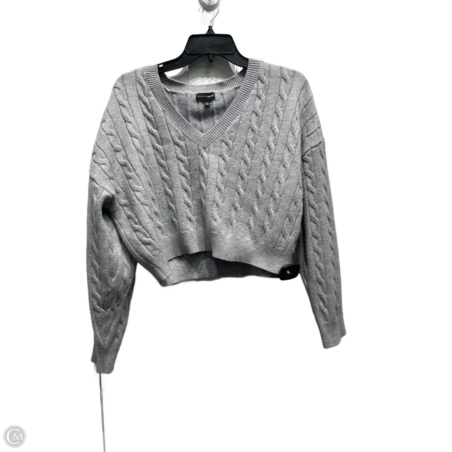 Sweater By Ambiance Apparel In Grey, Size: L