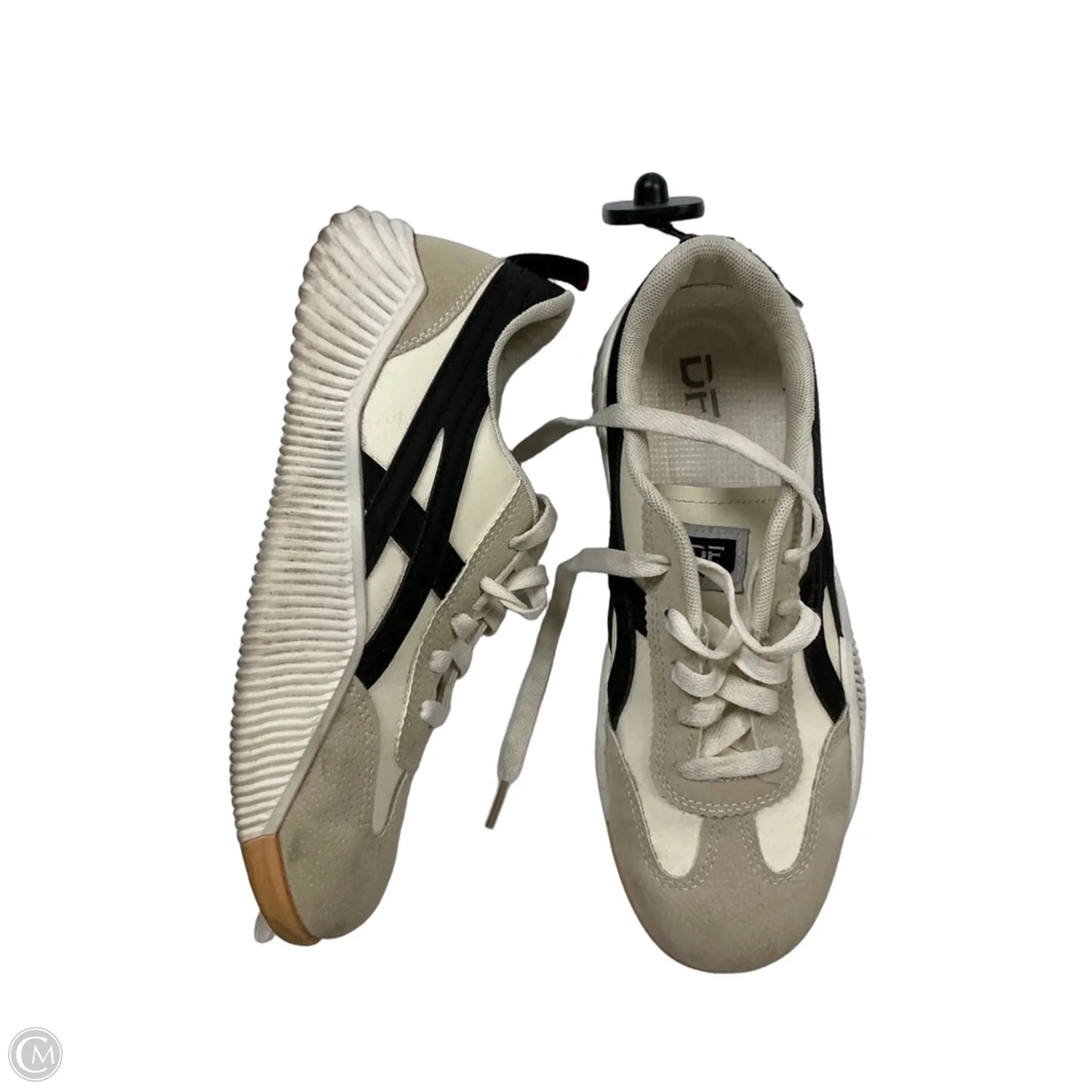 Shoes Sneakers By de florance In Black & cream , Size: 9