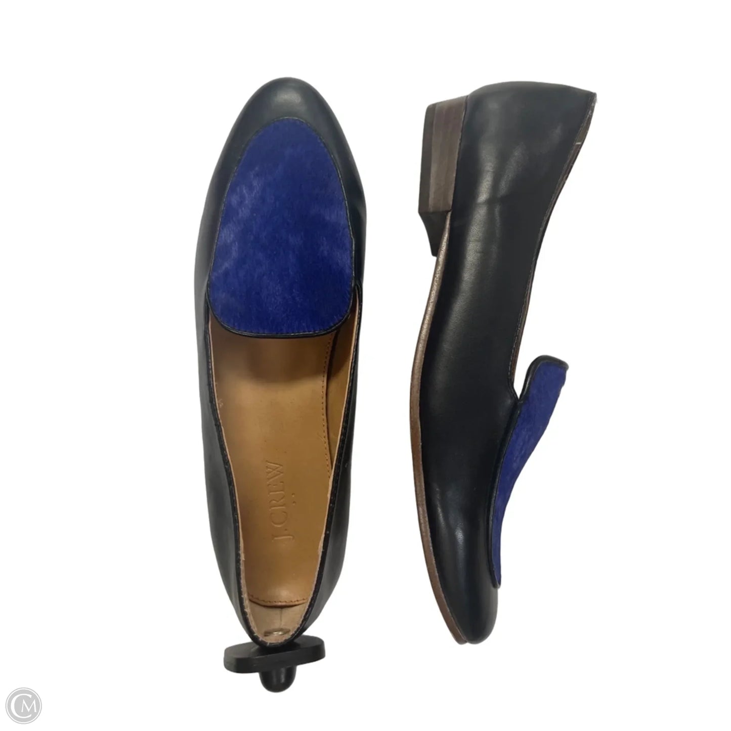 Shoes Flats By J. Crew In Black & Blue, Size: 8
