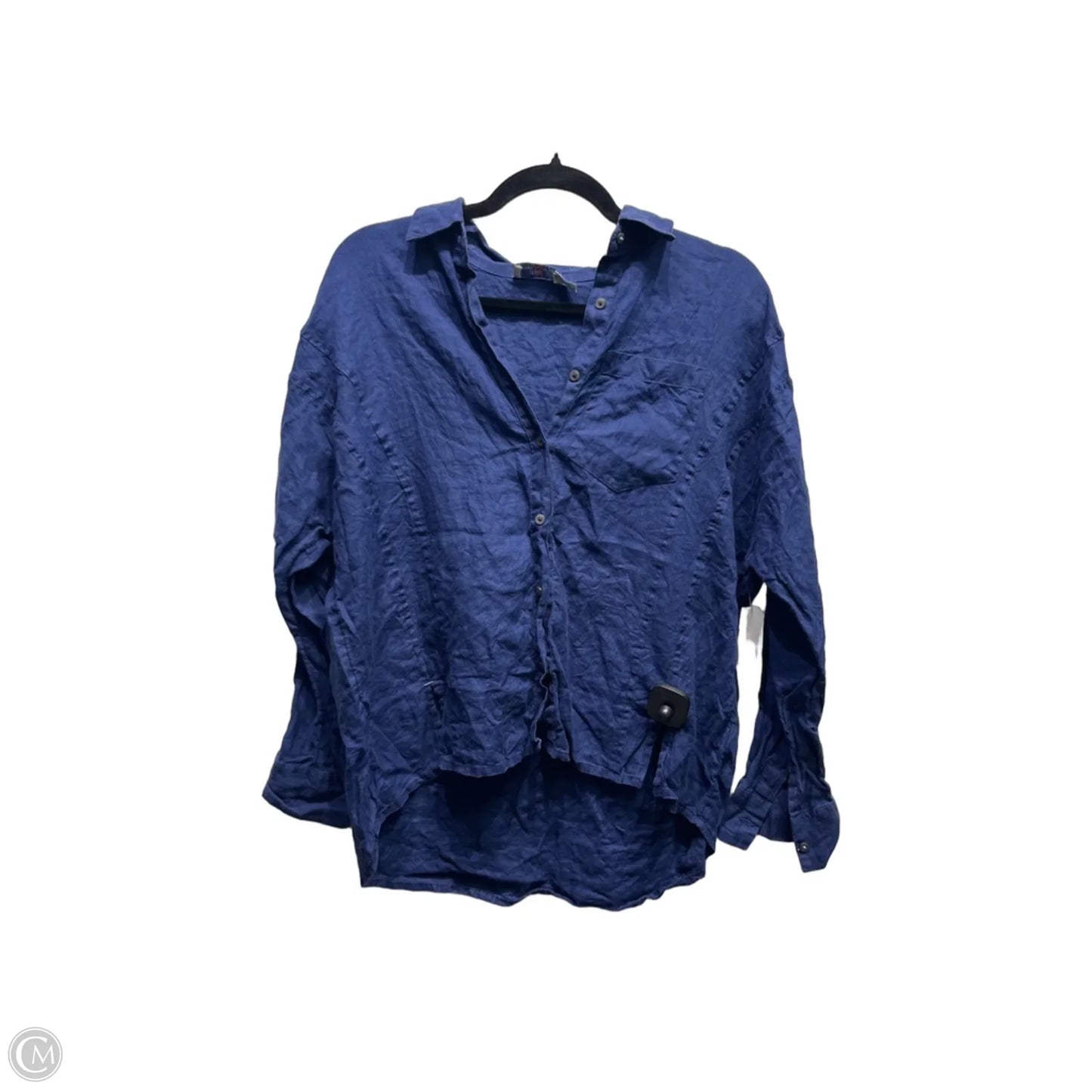 Top Long Sleeve By Vineyard Vines In Blue, Size: 0p