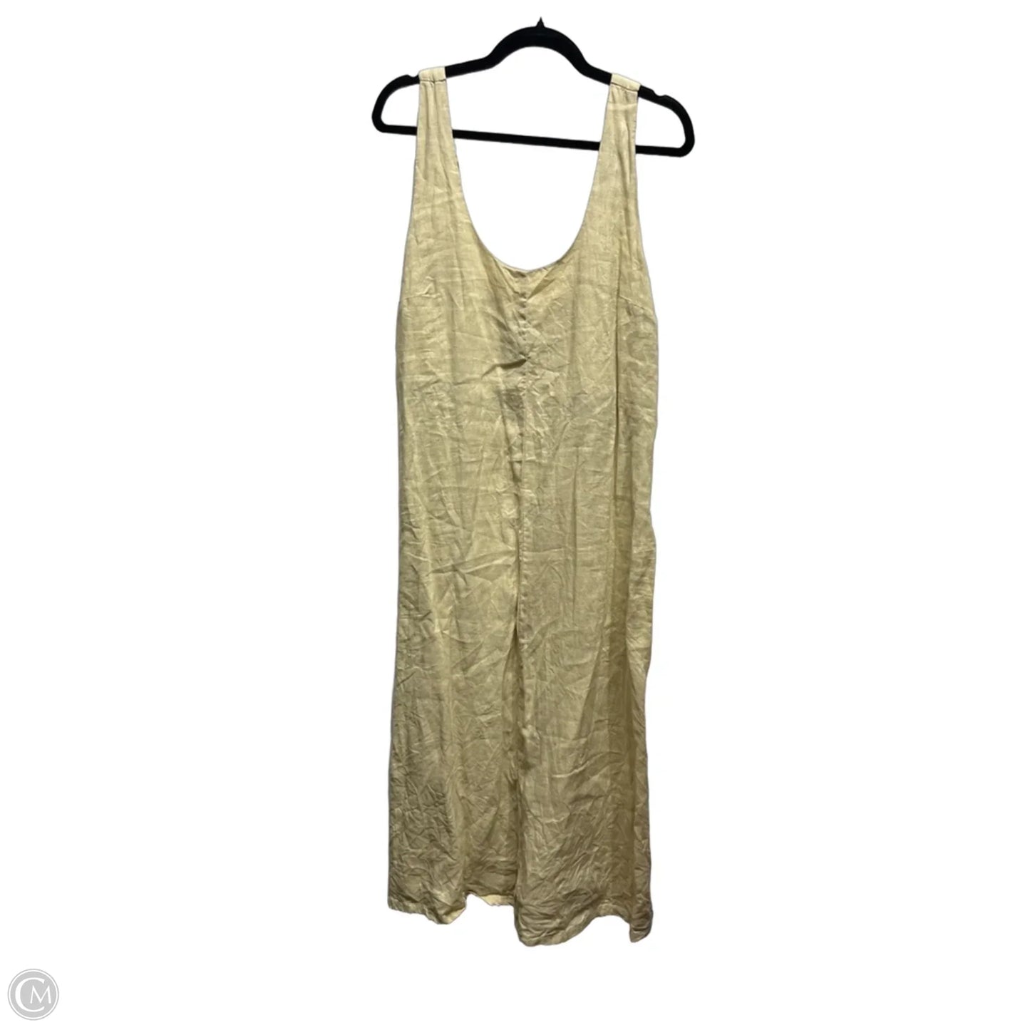 Dress Casual Midi By Clothes Mentor In Tan, Size: L
