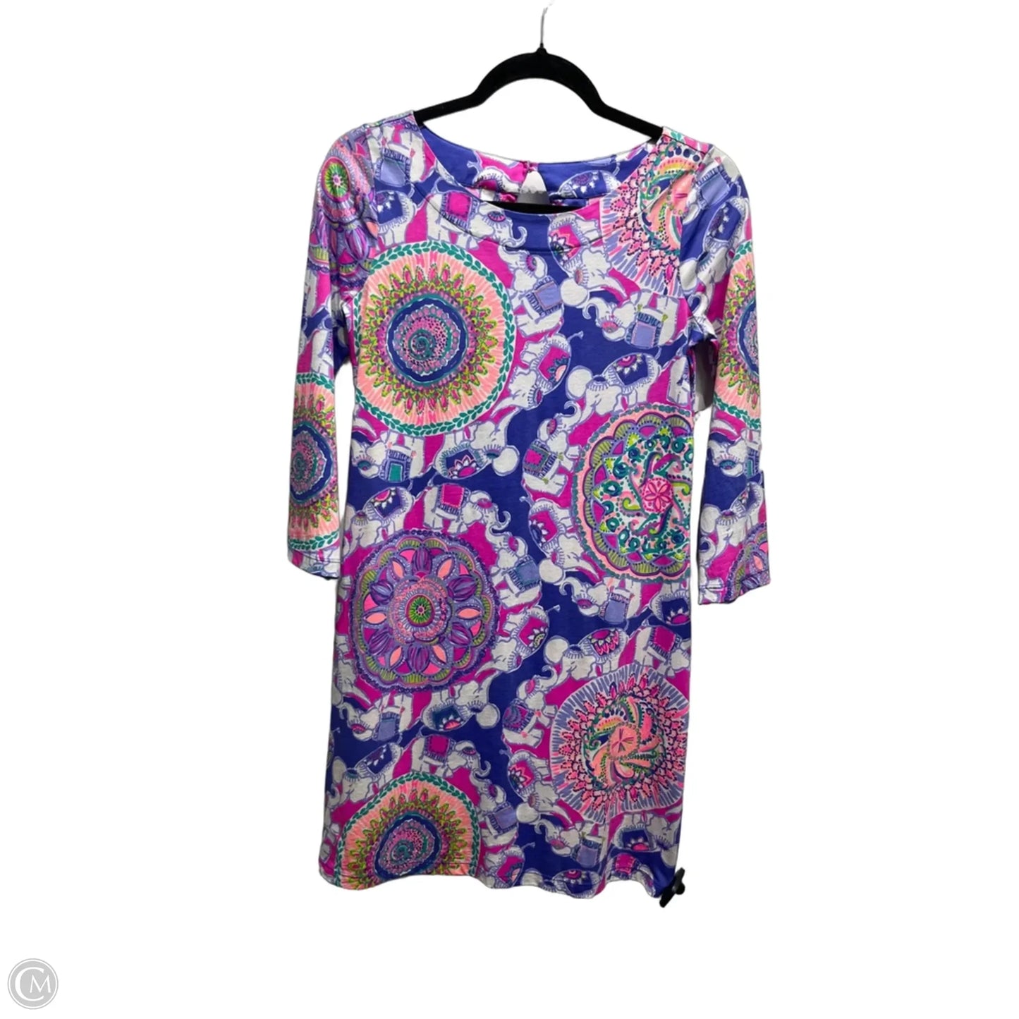 Dress Designer By Lilly Pulitzer In Purple & White, Size: Xs