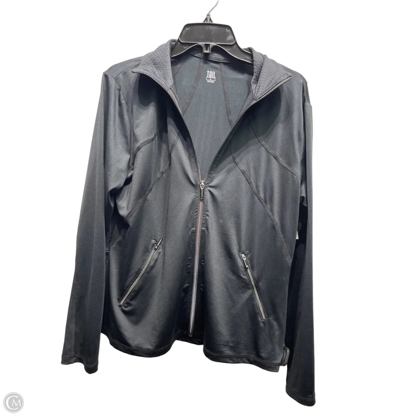 Athletic Jacket By Tail In Black, Size: L