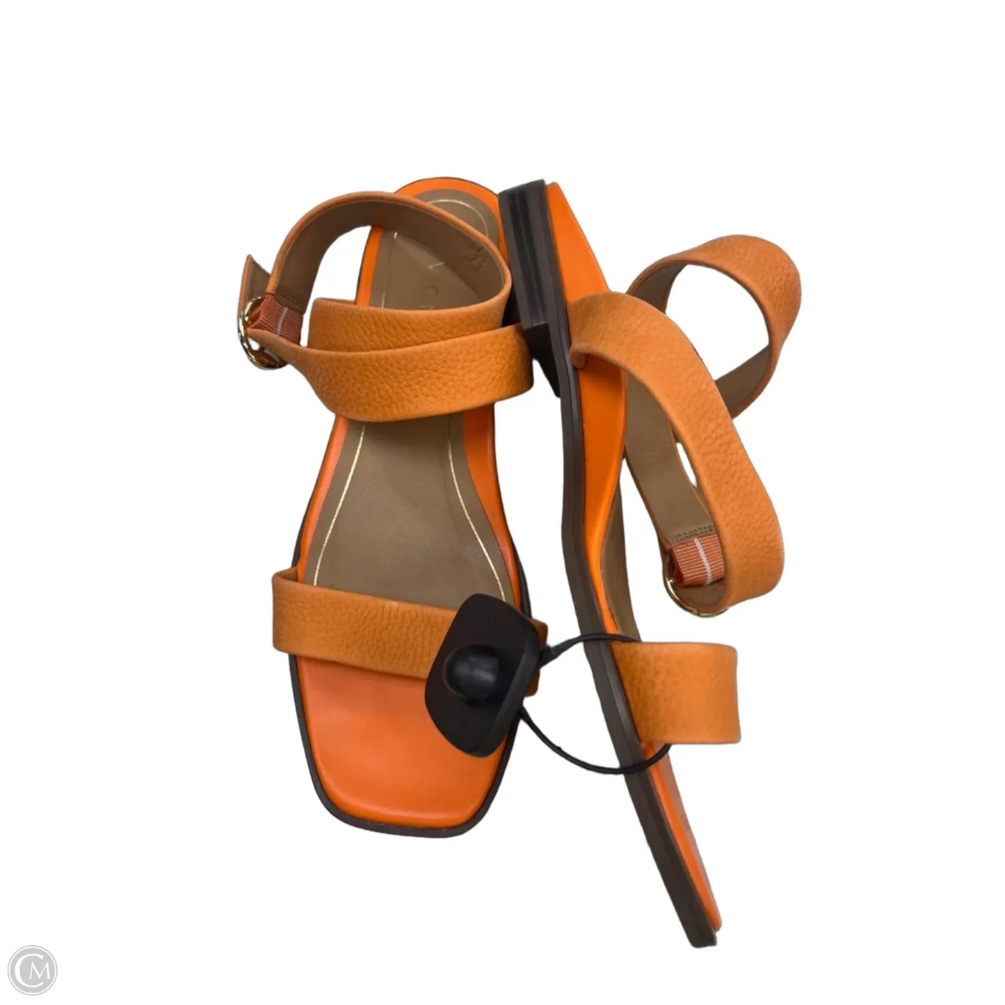 Sandals Flats By Vionic In Orange, Size: 10