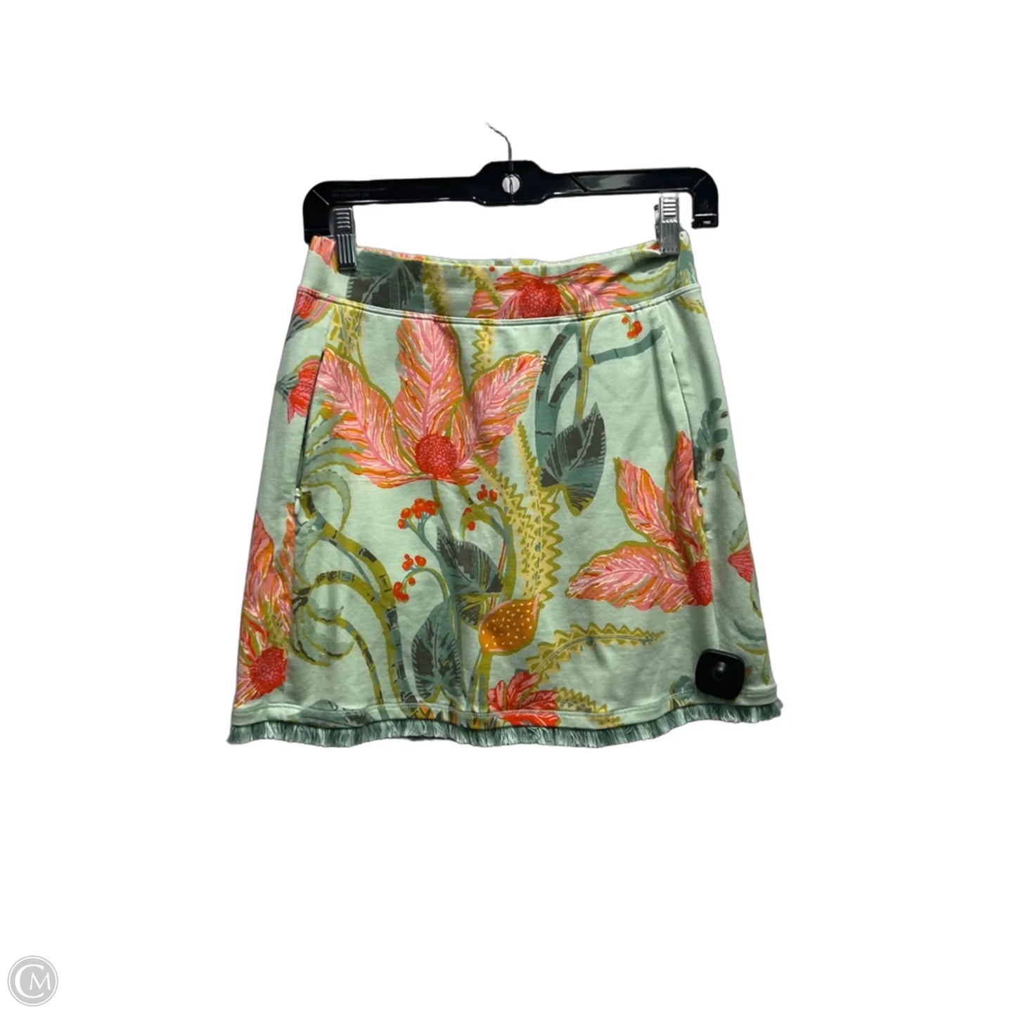 Skort By Spartina In Green & Pink, Size: Xs