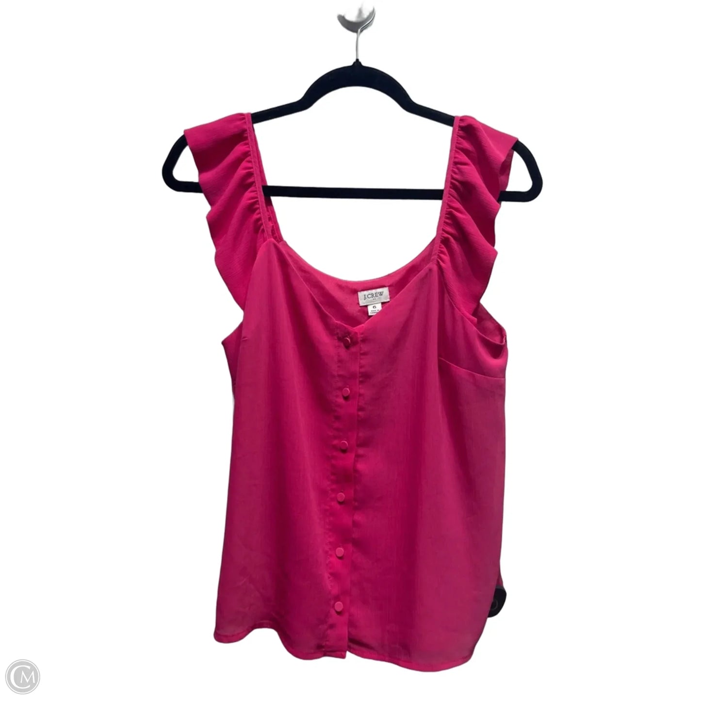 Top Short Sleeve By J. Crew In Pink, Size: 6