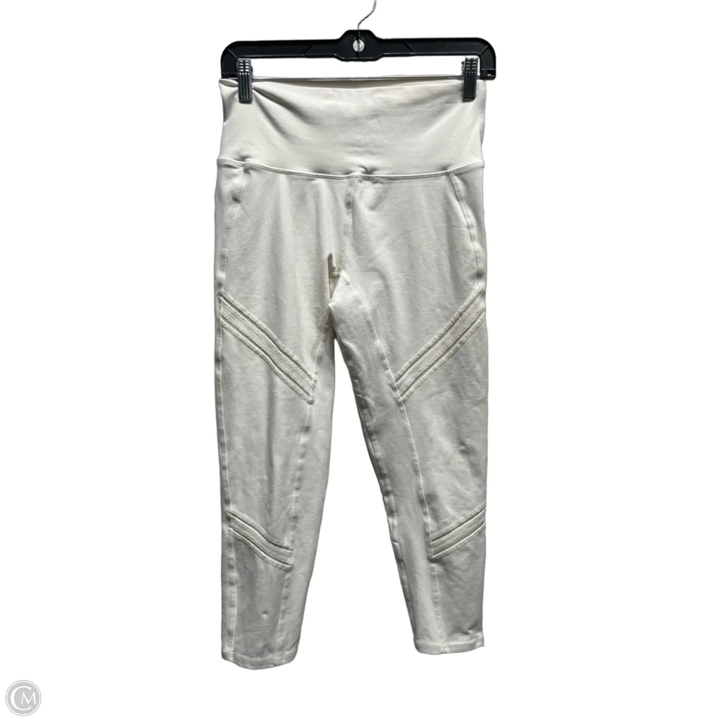 Athletic Leggings Capris By Alo In White, Size: L