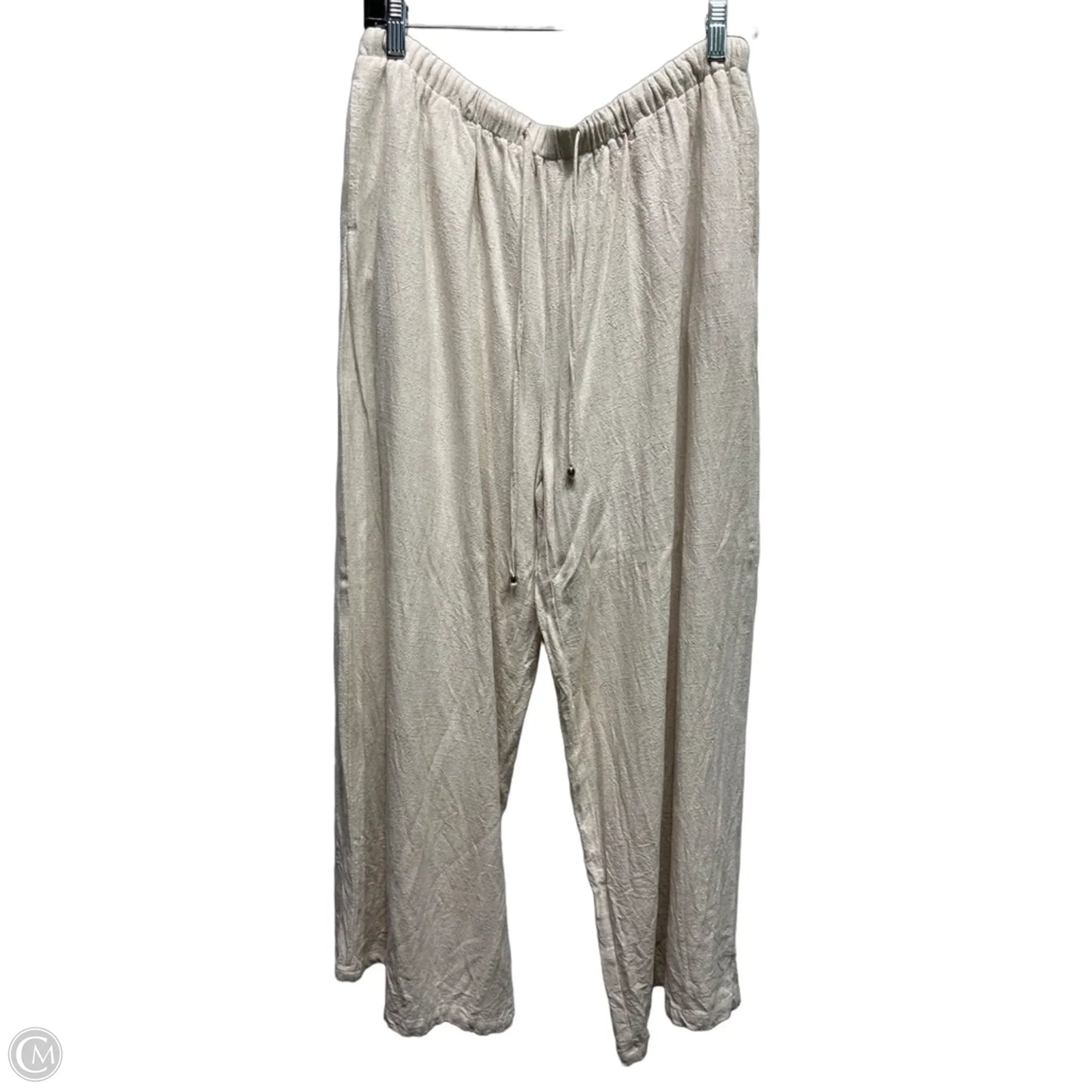 Pants Linen By Lillusory In Tan, Size: Xl