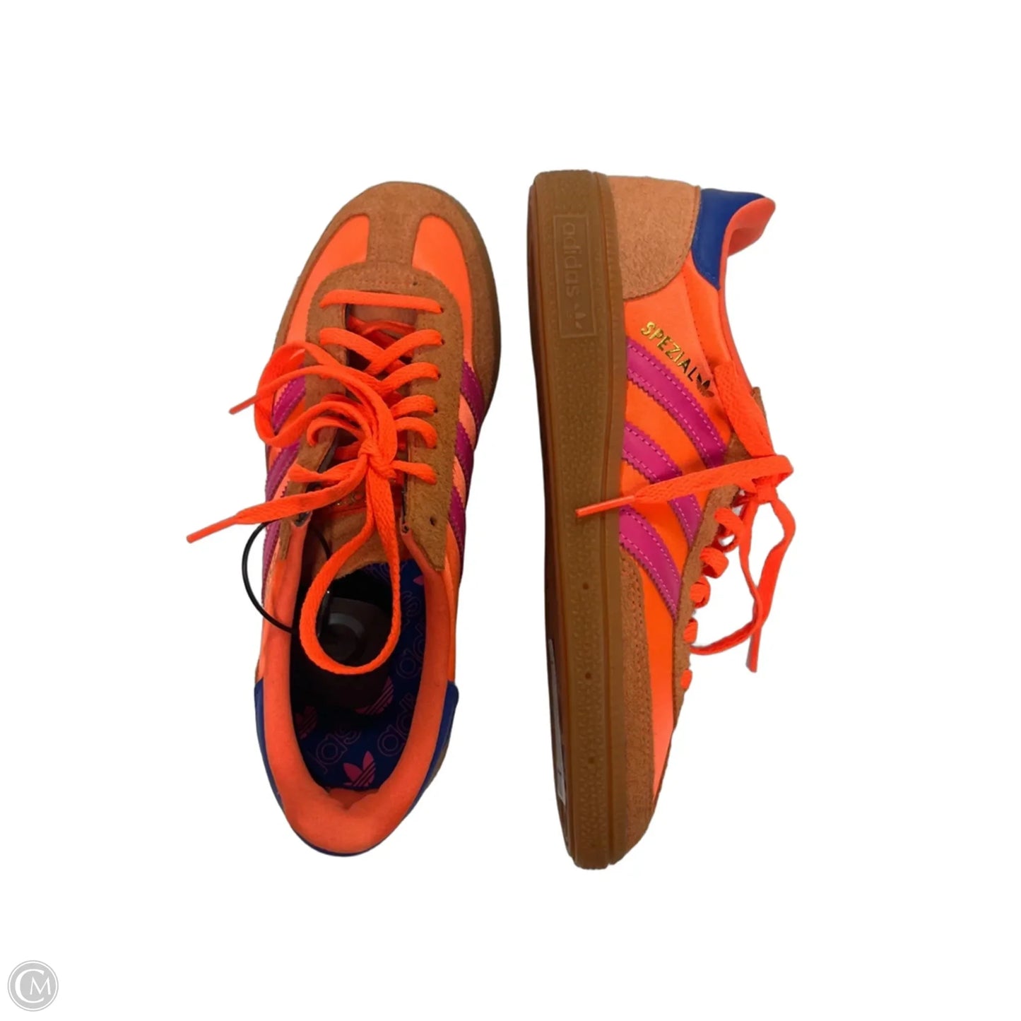 Shoes Sneakers By Adidas In Orange & Pink, Size: 7