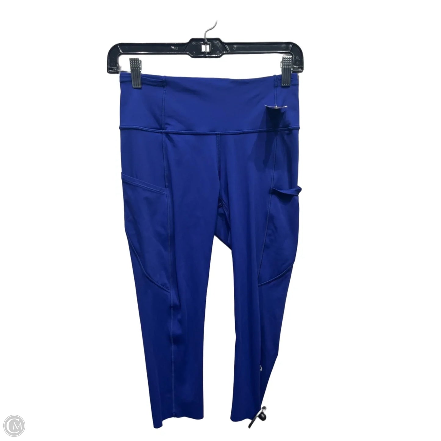 Athletic Leggings Capris By Lululemon In Blue, Size: 6