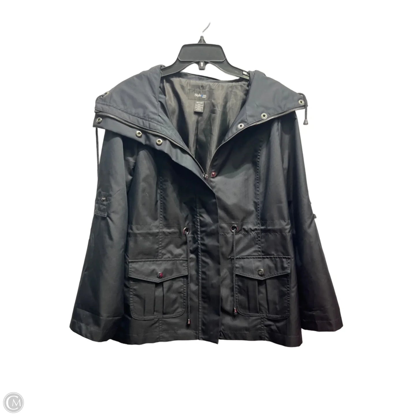 Jacket Other By Style And Company In Black, Size: L