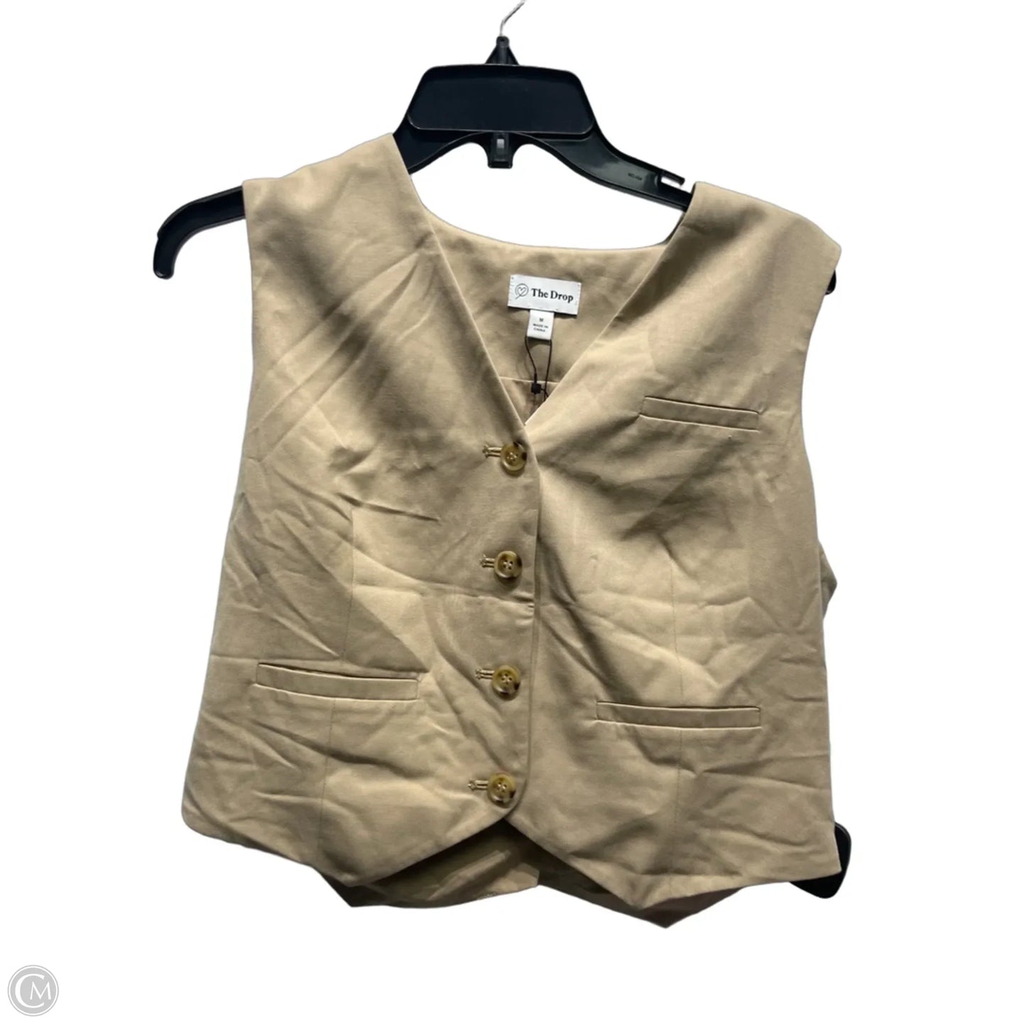 Vest Other By The Drop In Tan, Size: M