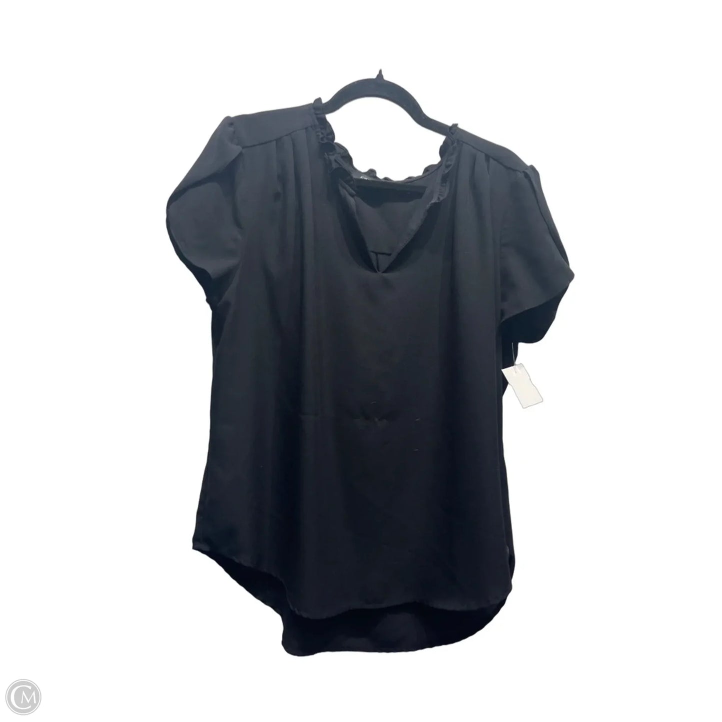 Top Short Sleeve By 41 Hawthorn In Black, Size: Xl