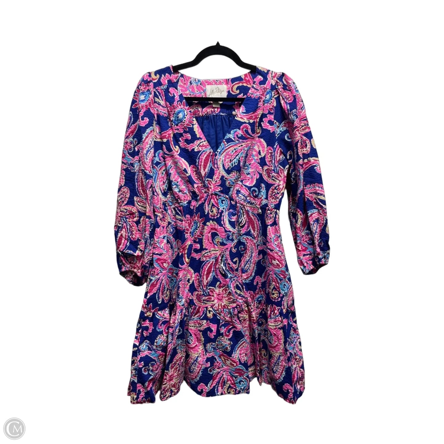 Dress Designer By Lilly Pulitzer In Blue & Pink, Size: 10
