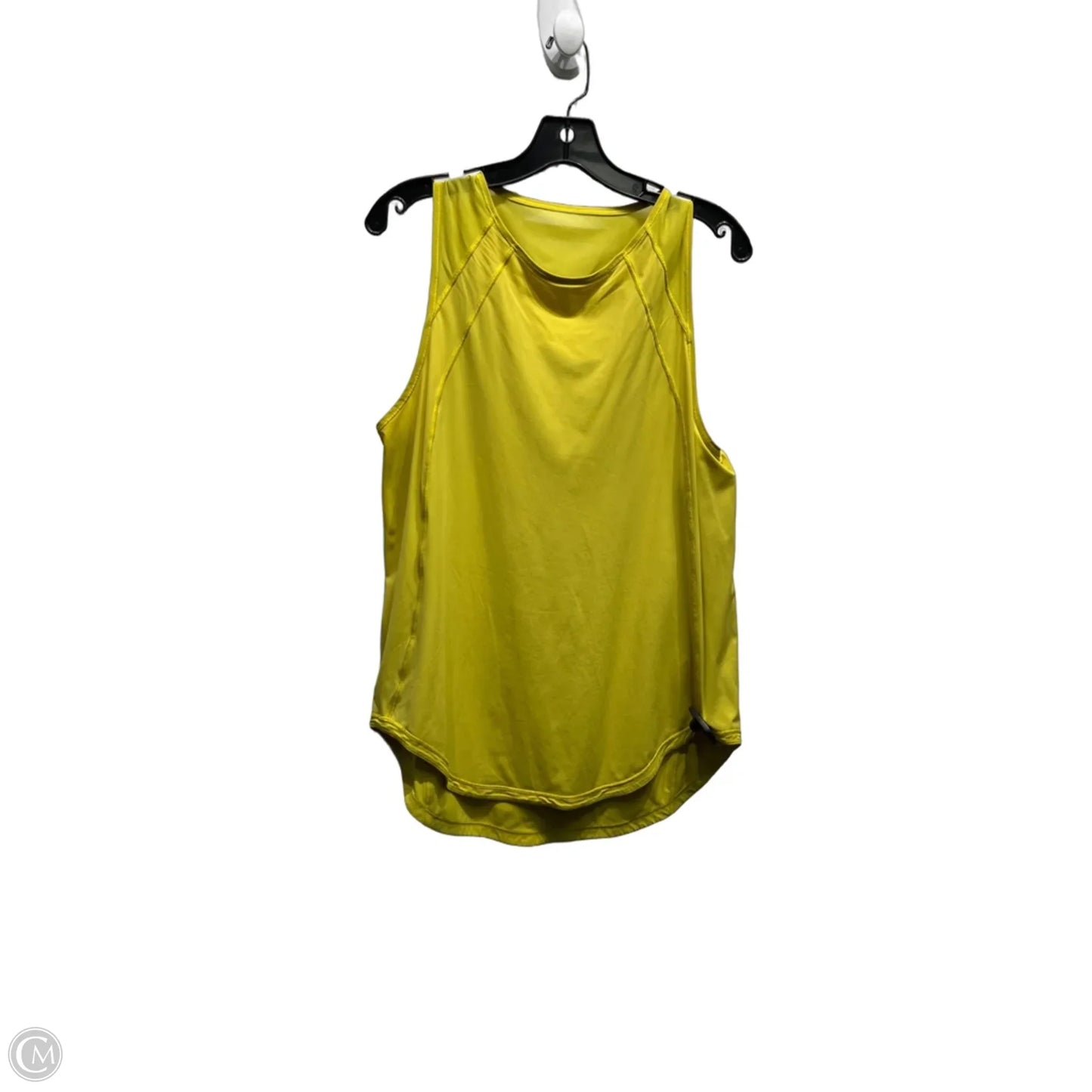 Athletic Tank Top By Lululemon In Yellow, Size: L