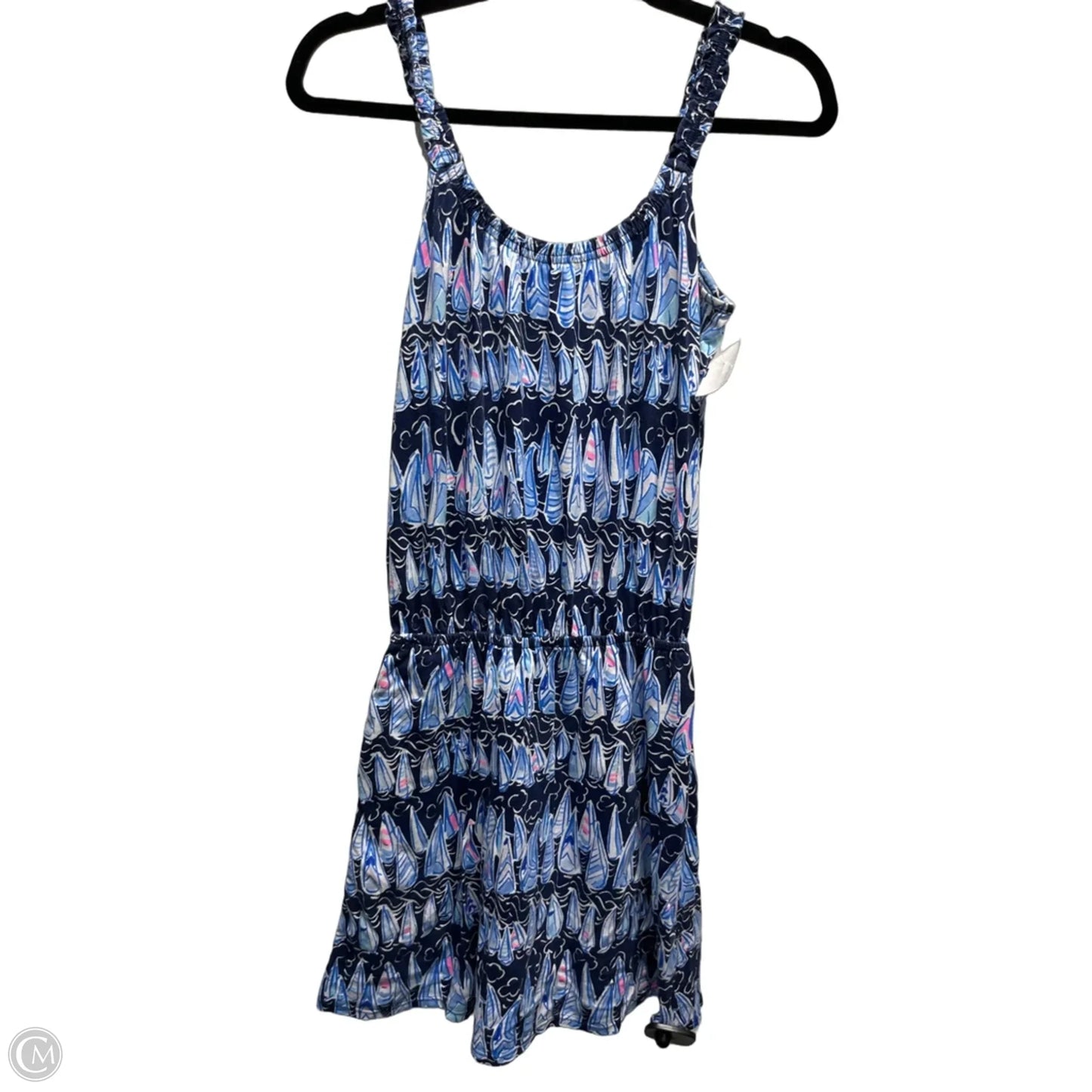 Romper Designer By Lilly Pulitzer In Blue & Pink, Size: Xs