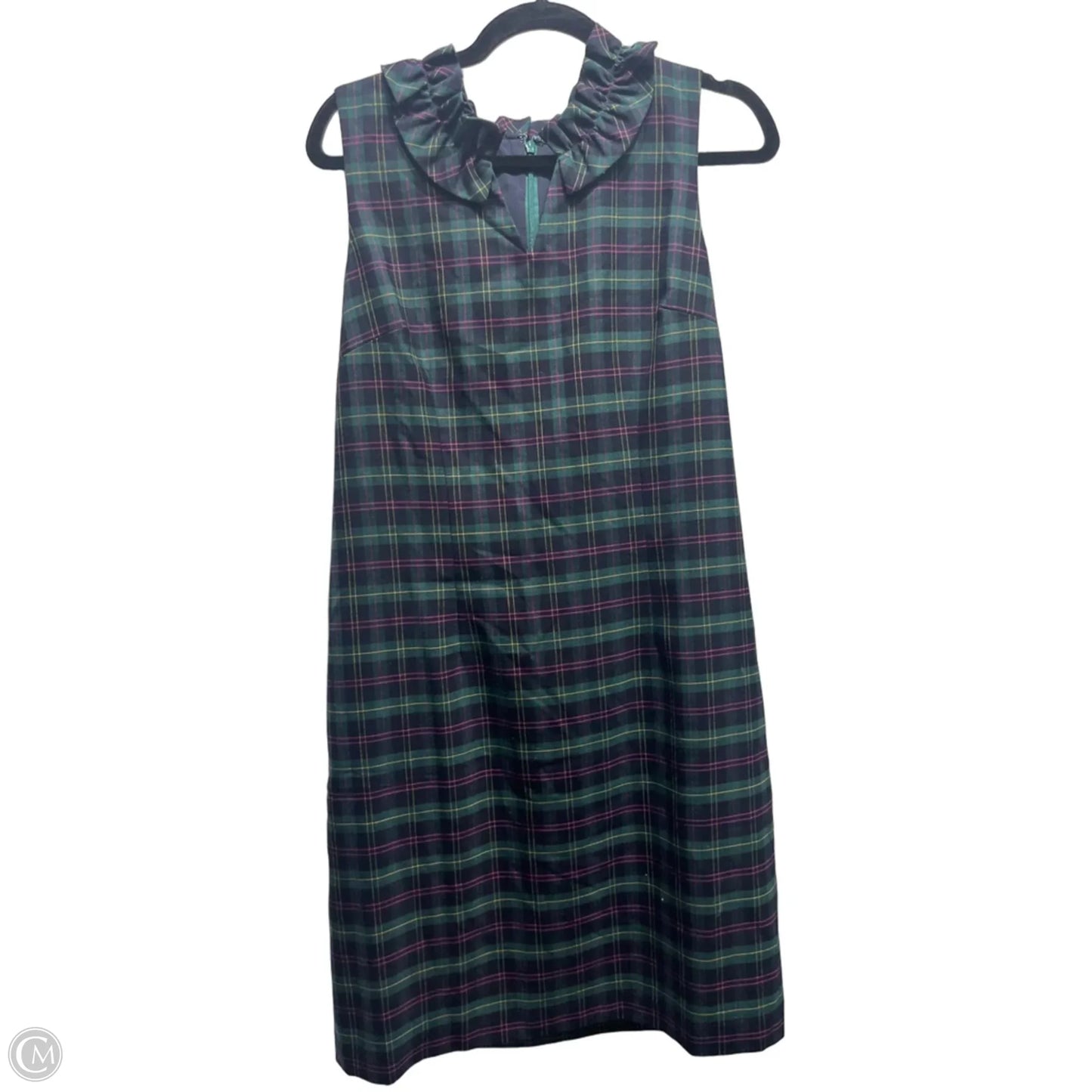 Dress Party Short By Talbots In Green & Pink, Size: 10