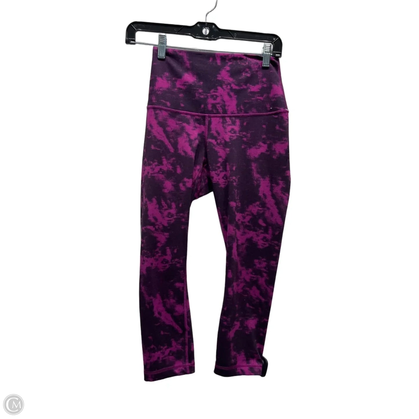 Athletic Leggings Capris By Lululemon In Pink & Purple, Size: 4