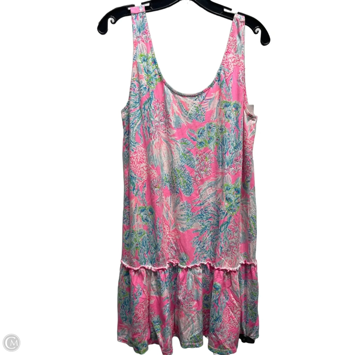 Dress Designer By Lilly Pulitzer In Blue & Pink, Size: M